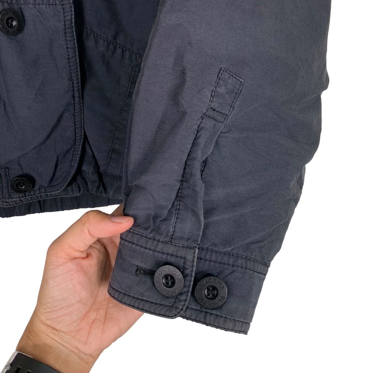 Japanese Brand BLACK PIA Riot Asymmetrical Jacket #0847-C38 Size US M / EU 48-50 / 2 - 13 Thumbnail