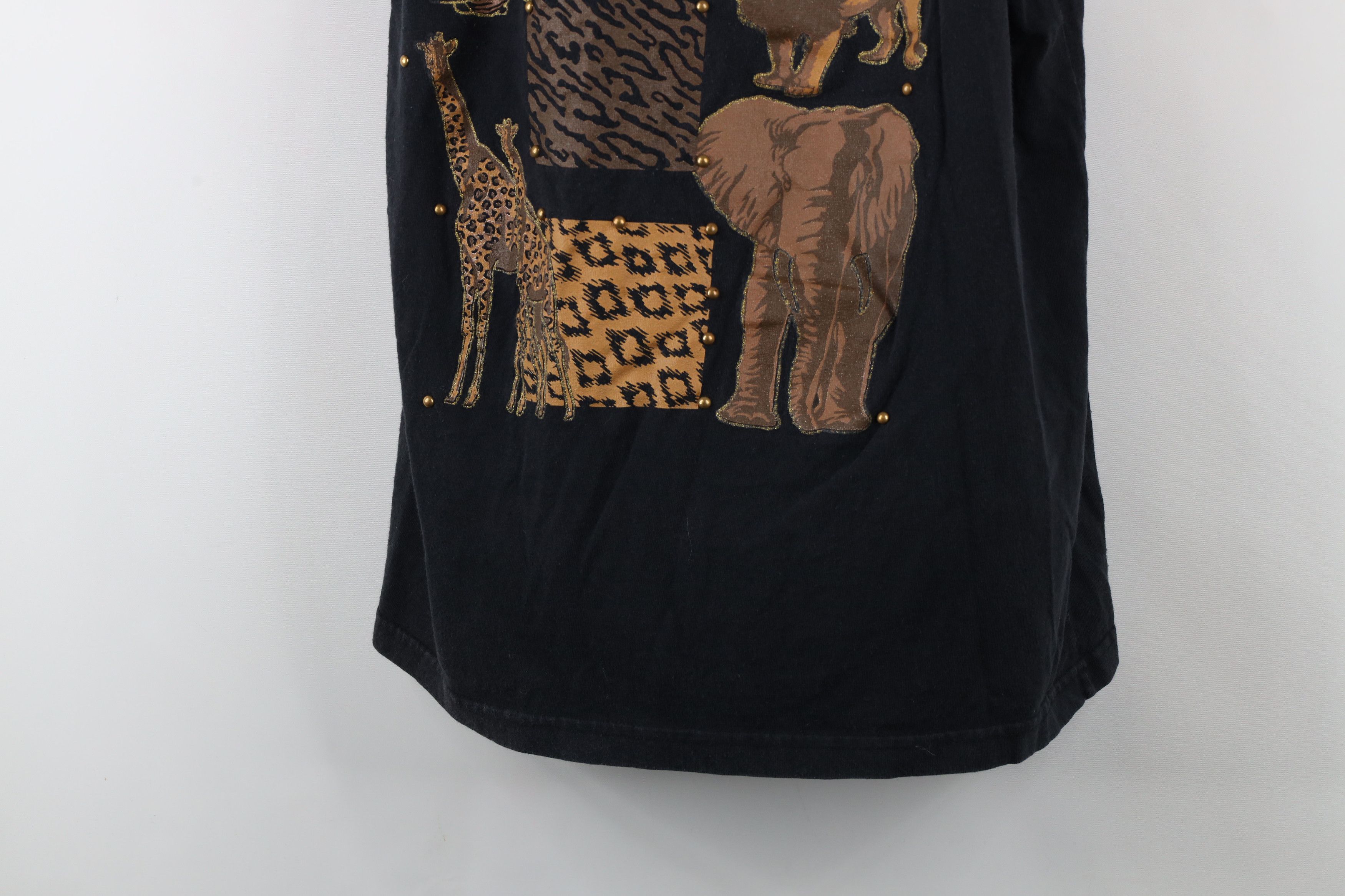 Vintage Vintage 90s Streetwear Wildlife Nature Safari T-Shirt USA Size ONE SIZE - 3 Thumbnail