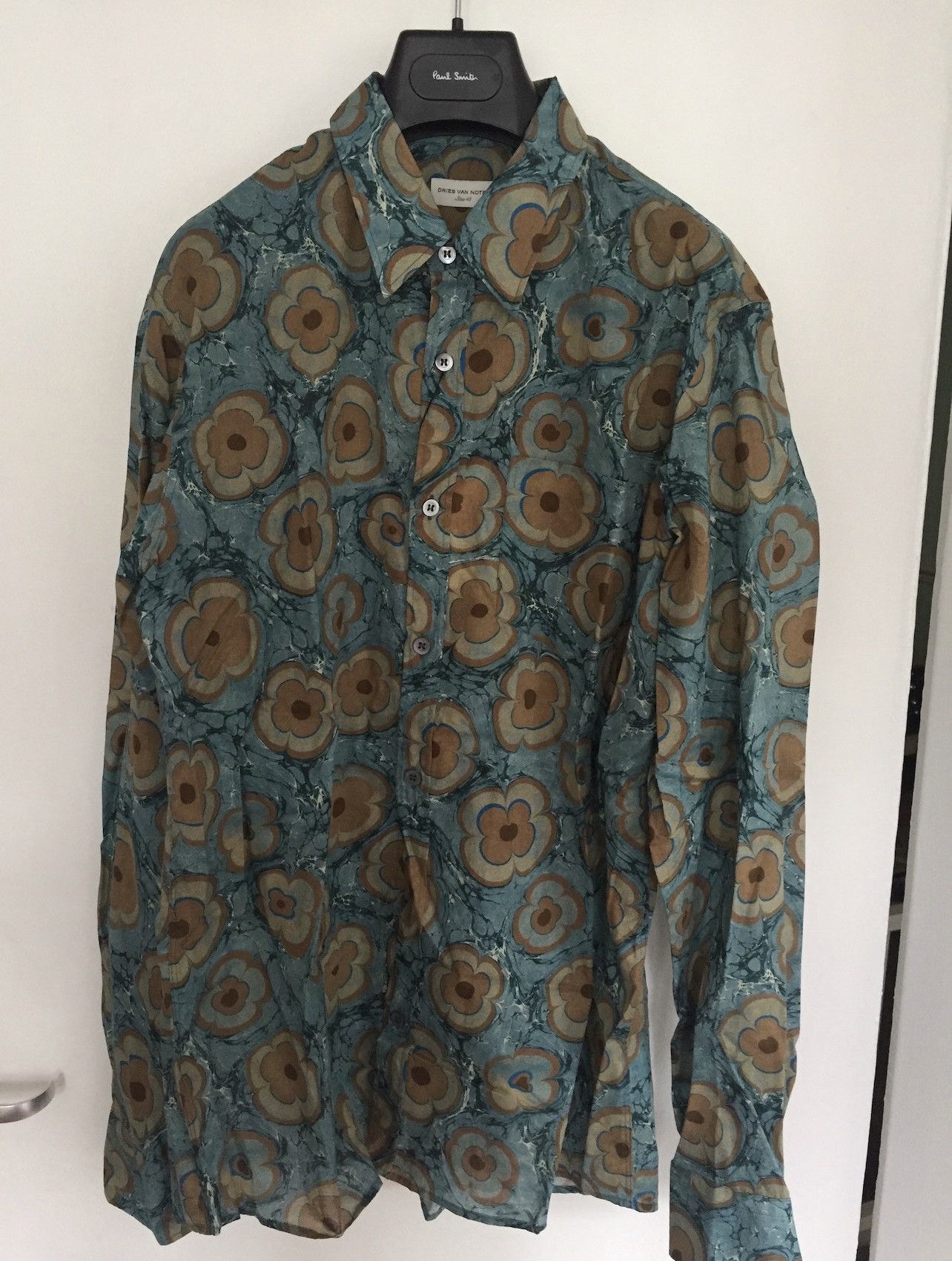 Dries Van Noten Floral Print Shirt