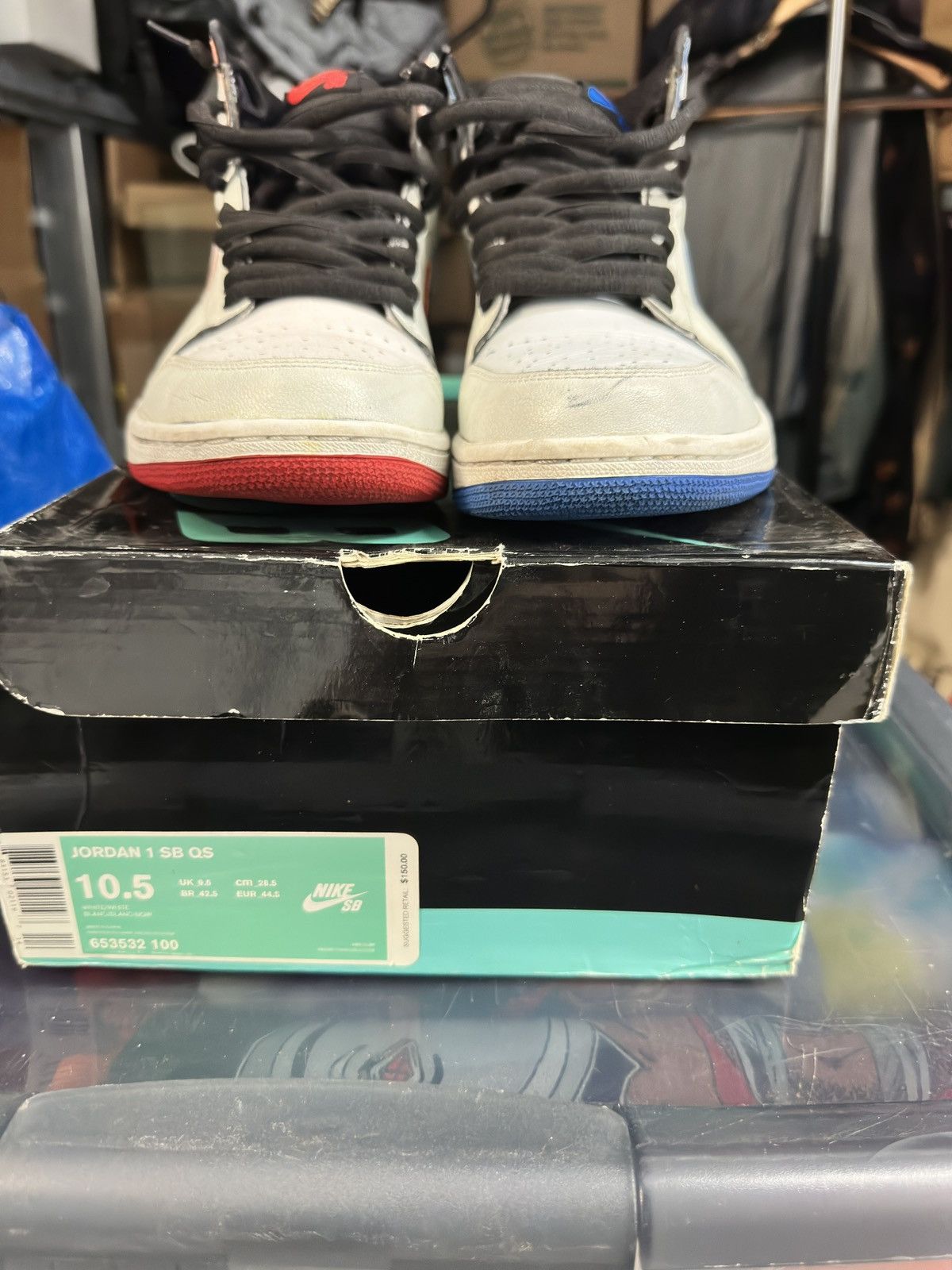 Jordan Brand Jordan Brand x Nike SB Air Jordan 1 Lance Mountain (White) Size US 10.5 / EU 43-44 - 1 Thumbnail