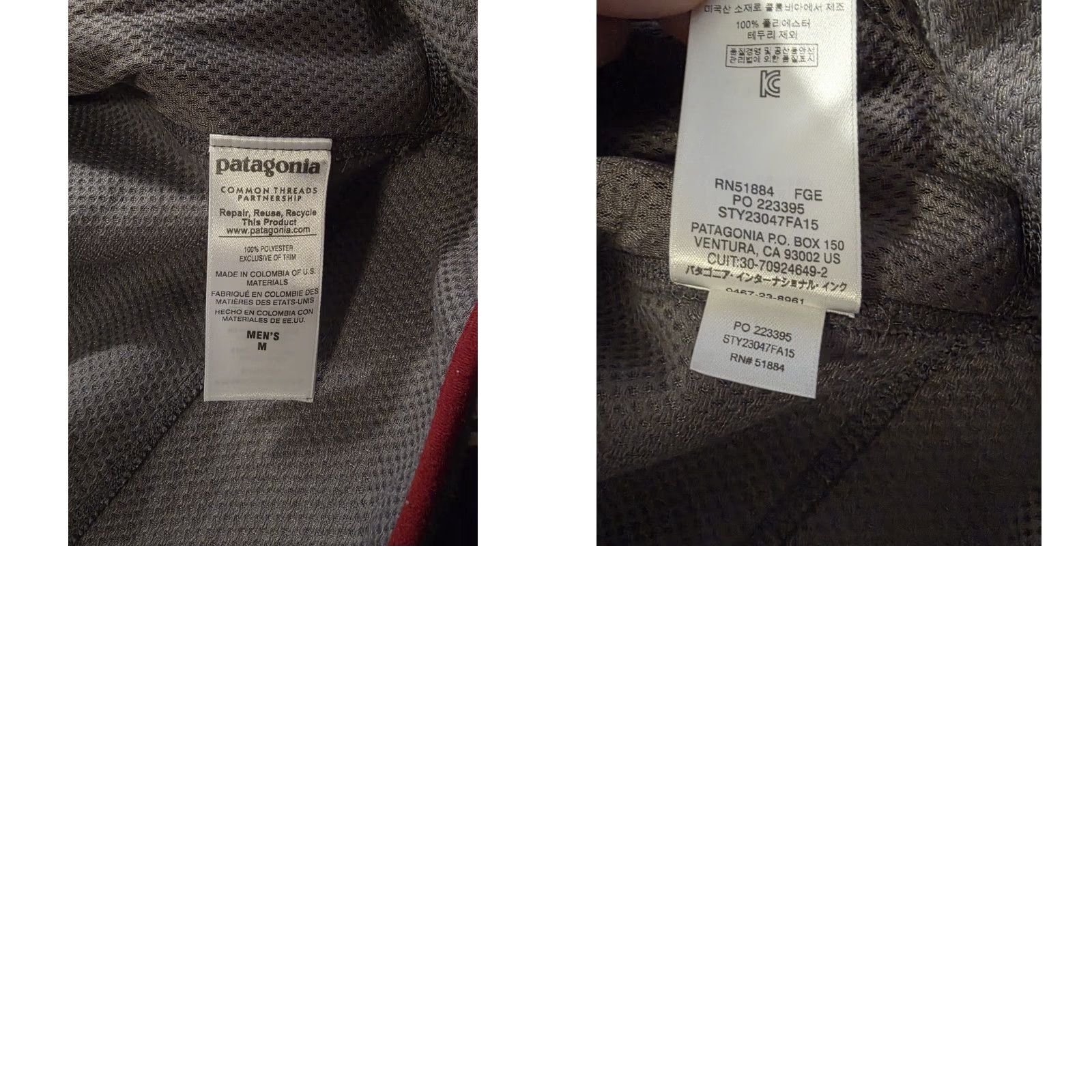 Patagonia Patagonia Vest Main Selling Point: Classic Retro-X Deep Pile Fleece Vest Dark Gray Red Trim Mens M Size US M / EU 48-50 / 2 - 8 Thumbnail