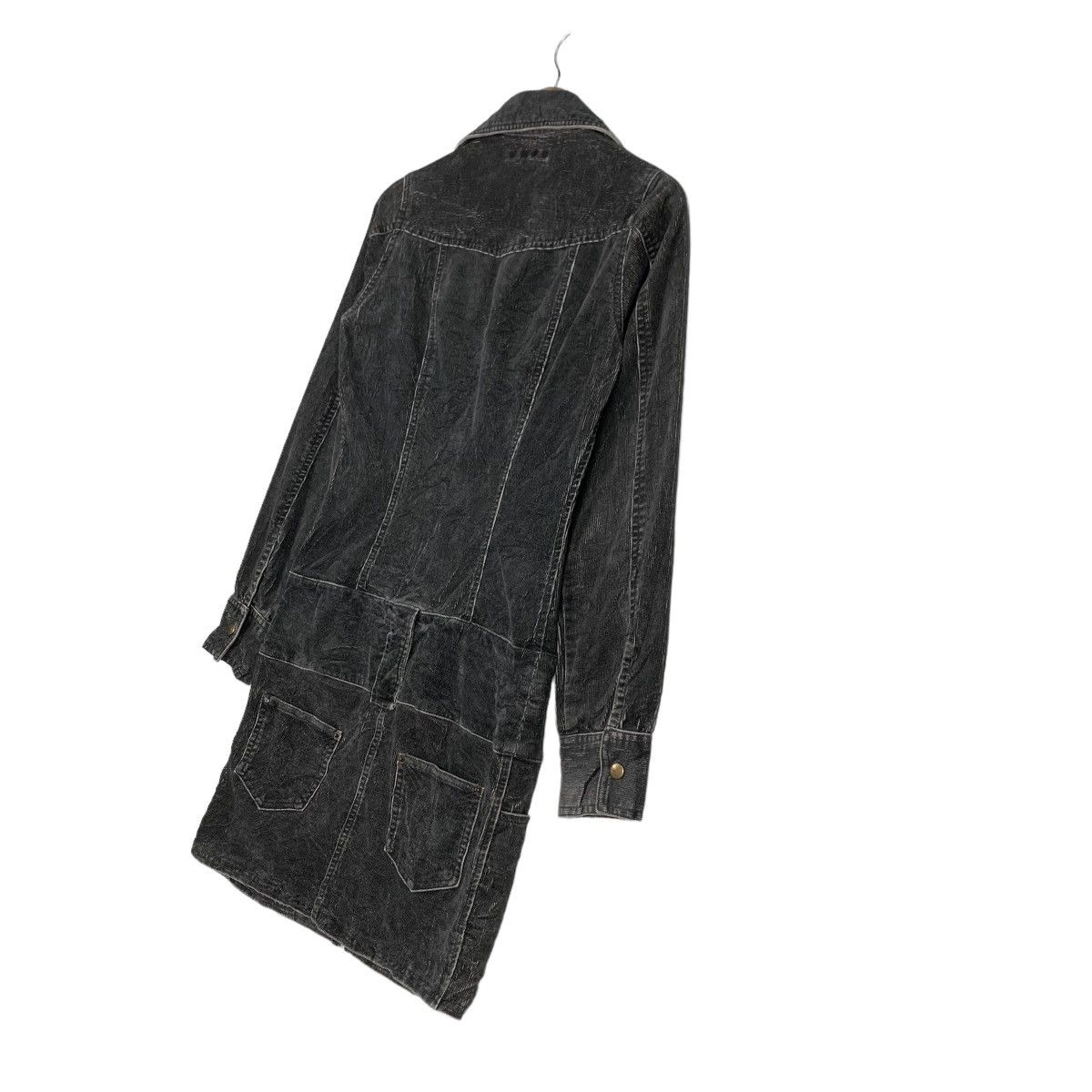 Japanese Brand MAITRESSE Corduroy Overcoat Jacket #0101-C6 Size S / US 4 / IT 40 - 9 Thumbnail