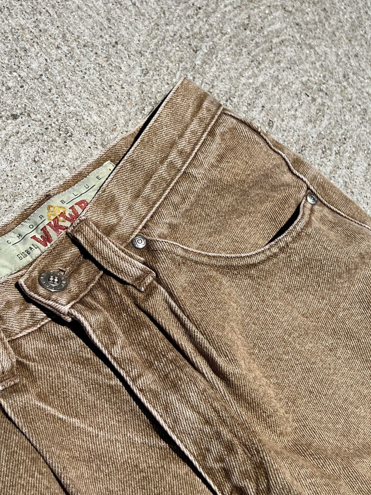 Vintage 90’s 2000’s Y2K VTG Vintage Anchor Blue Workwear Denim Jeans Size 29" - 8 Thumbnail