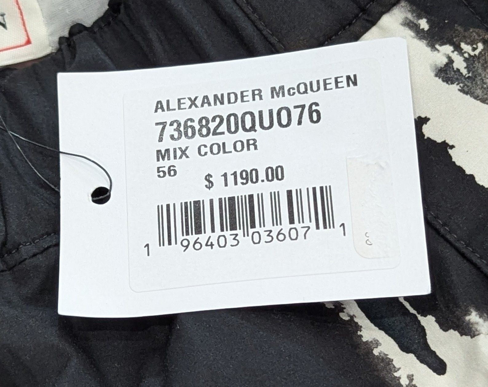 Alexander McQueen Alexander McQueen Watercolor Shorts Orange/Navy 56 US 40 Size US 40 / EU 56 - 6 Thumbnail