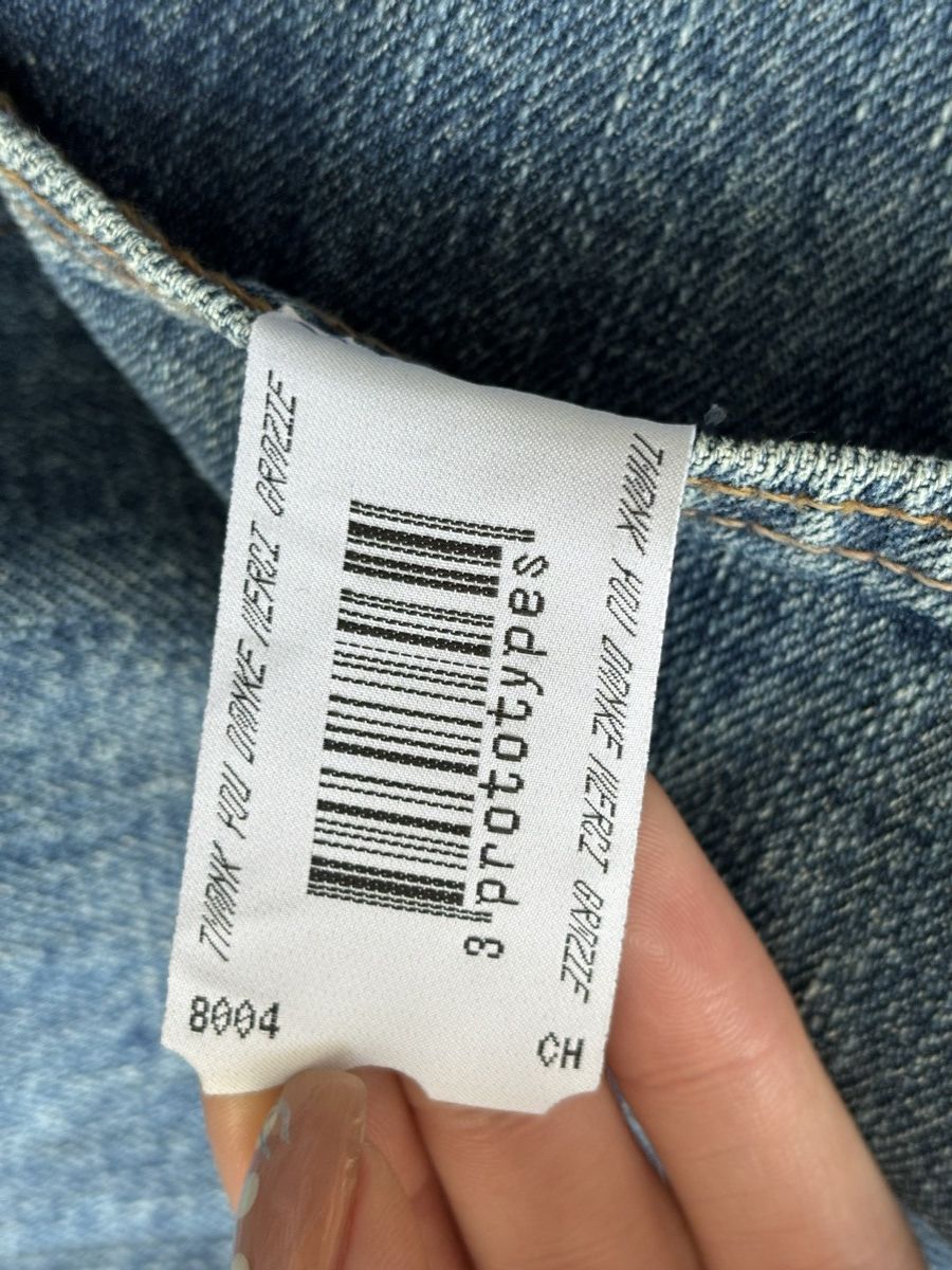 Prototypes PROTOTYPES fringe denim wide leg jeans Size US 30 / EU 46 - 10 Thumbnail