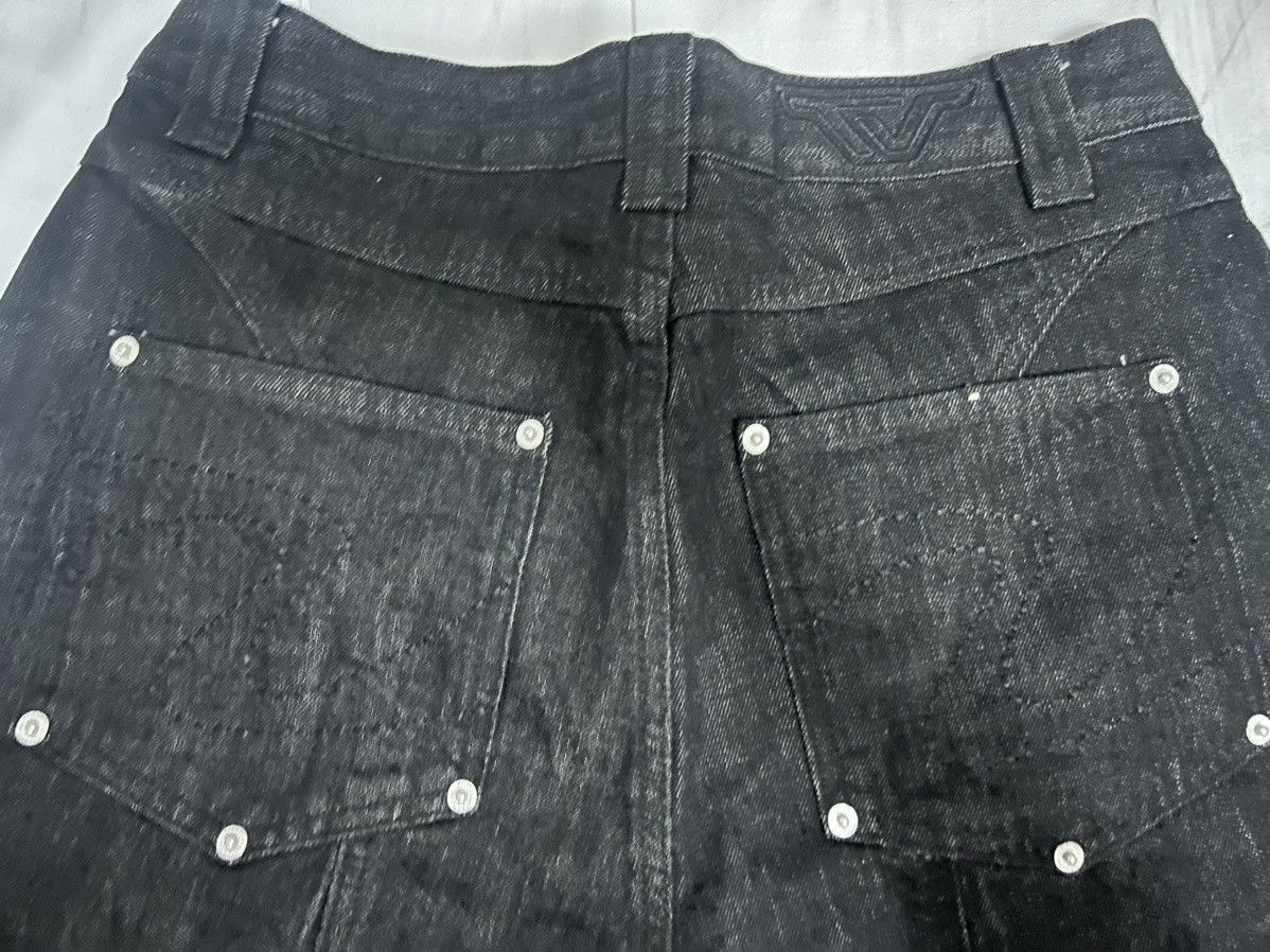 Trendt Vision Trendtvision Raw Baggy Denim Jeans Black Size US 32 / EU 48 - 5 Thumbnail