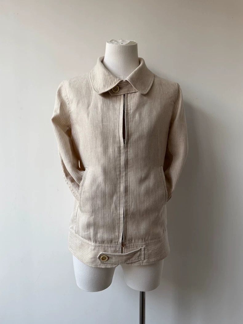 Yohji Yamamoto yohji yamamoto 05SS Main Line Show Linen Jacket 2505-Nextar Size US M / EU 48-50 / 2 - 1 Thumbnail
