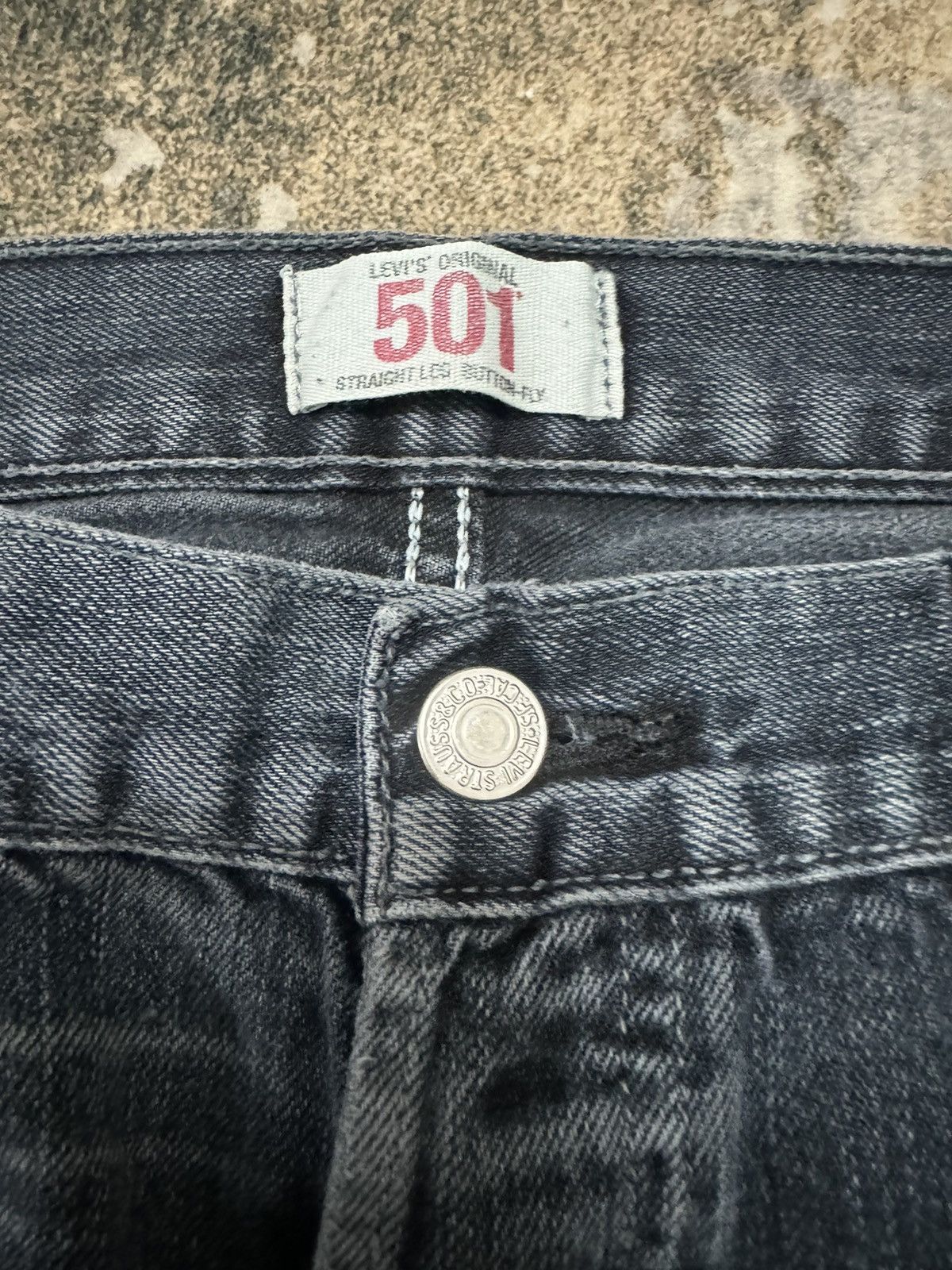 Levi's × Levi's Vintage Clothing × Vintage Vintage Levi’s 501 Distressed Blue Denim Jeans 34x35 Size US 34 / EU 50 - 6 Thumbnail