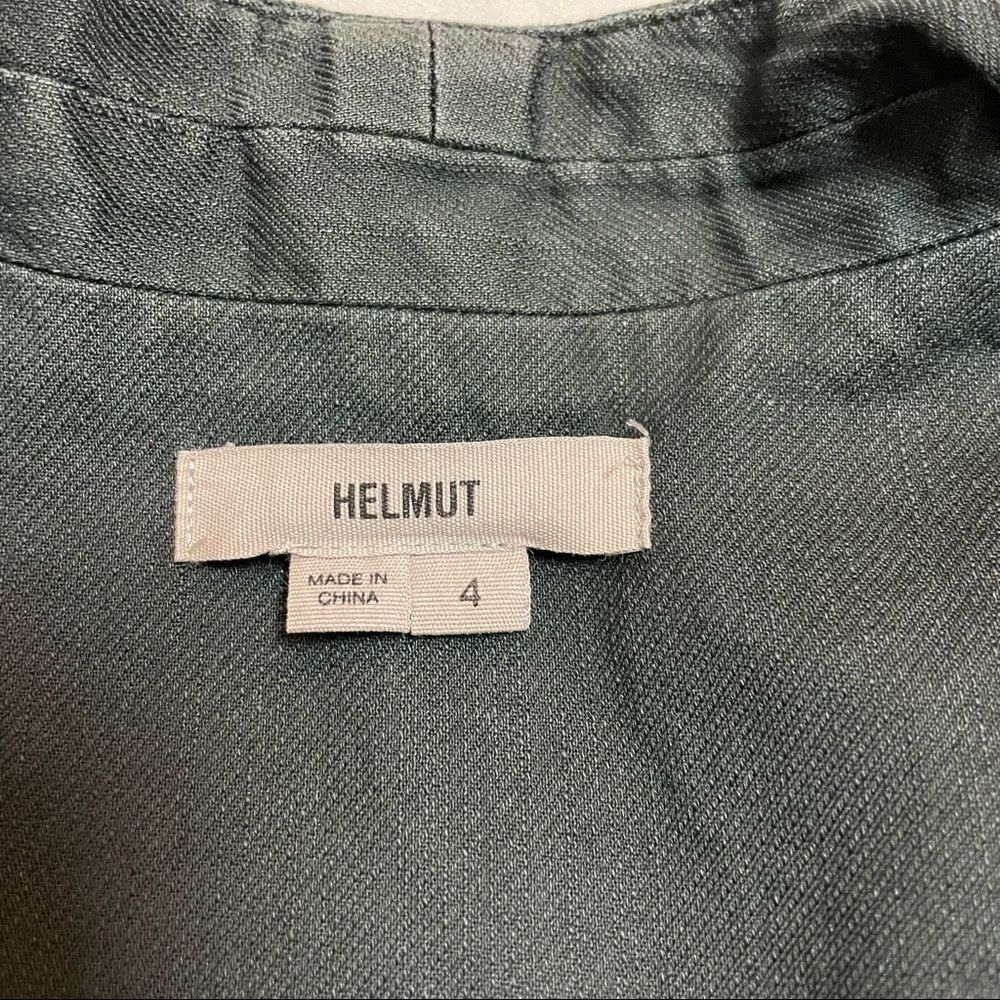 Helmut Lang Helmut Lang Collarless Blue Blazer Size 4 Size S / US 4 / IT 40 - 6 Thumbnail