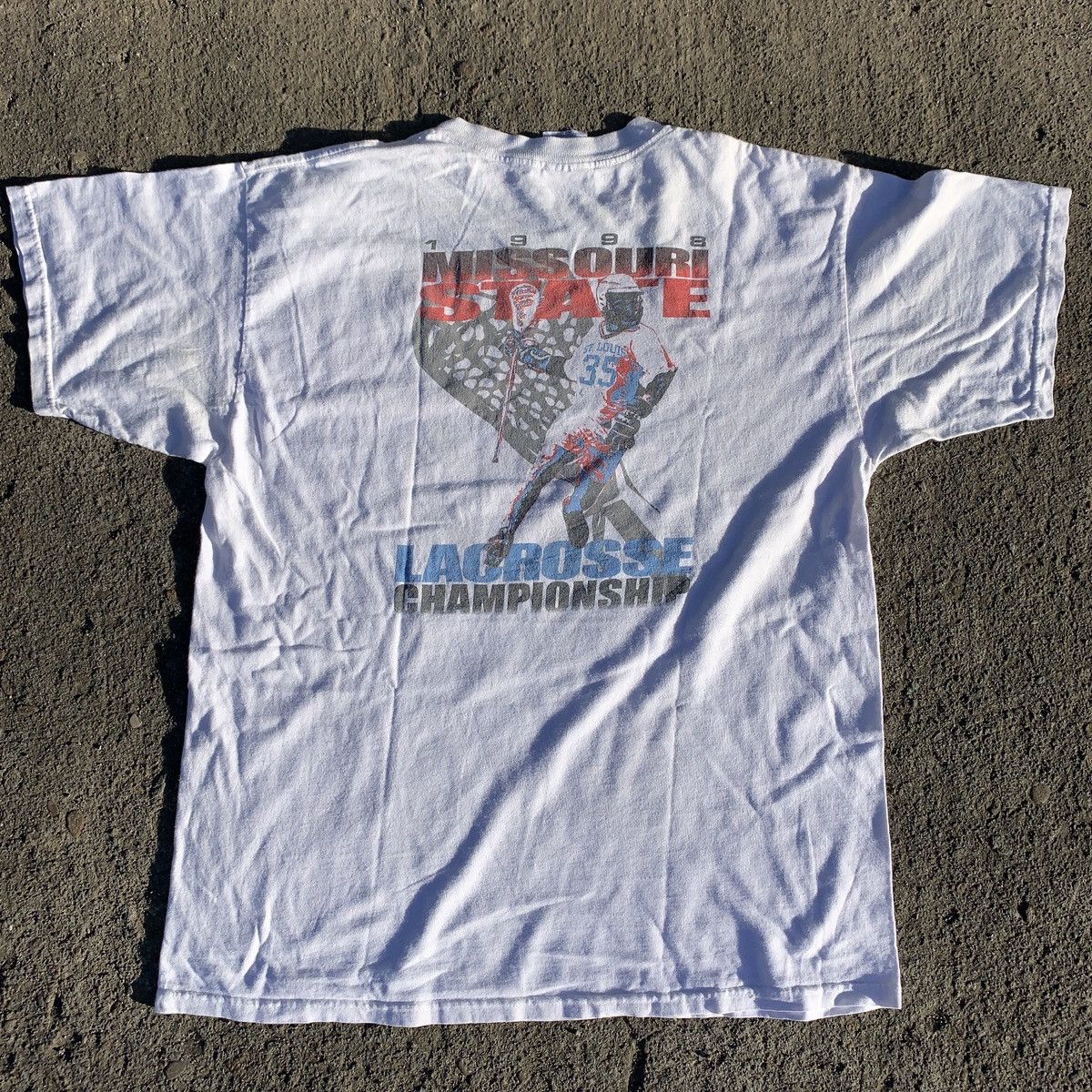 Gildan 1998 MISSOURI STATE LACROSSE Size US XL / EU 56 / 4 - 1 Thumbnail