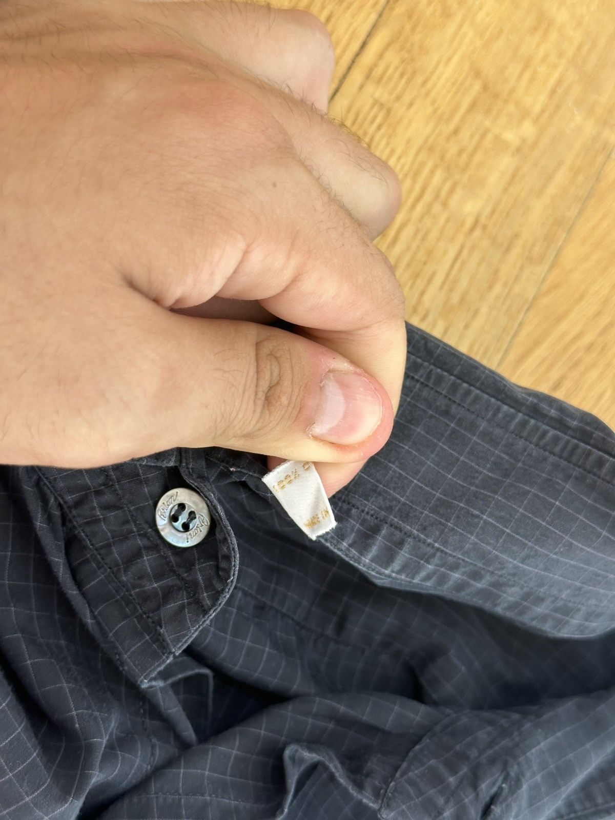 Brioni Made in Italy Brioni Shirt Black Size US XL / EU 56 / 4 - 14 Thumbnail