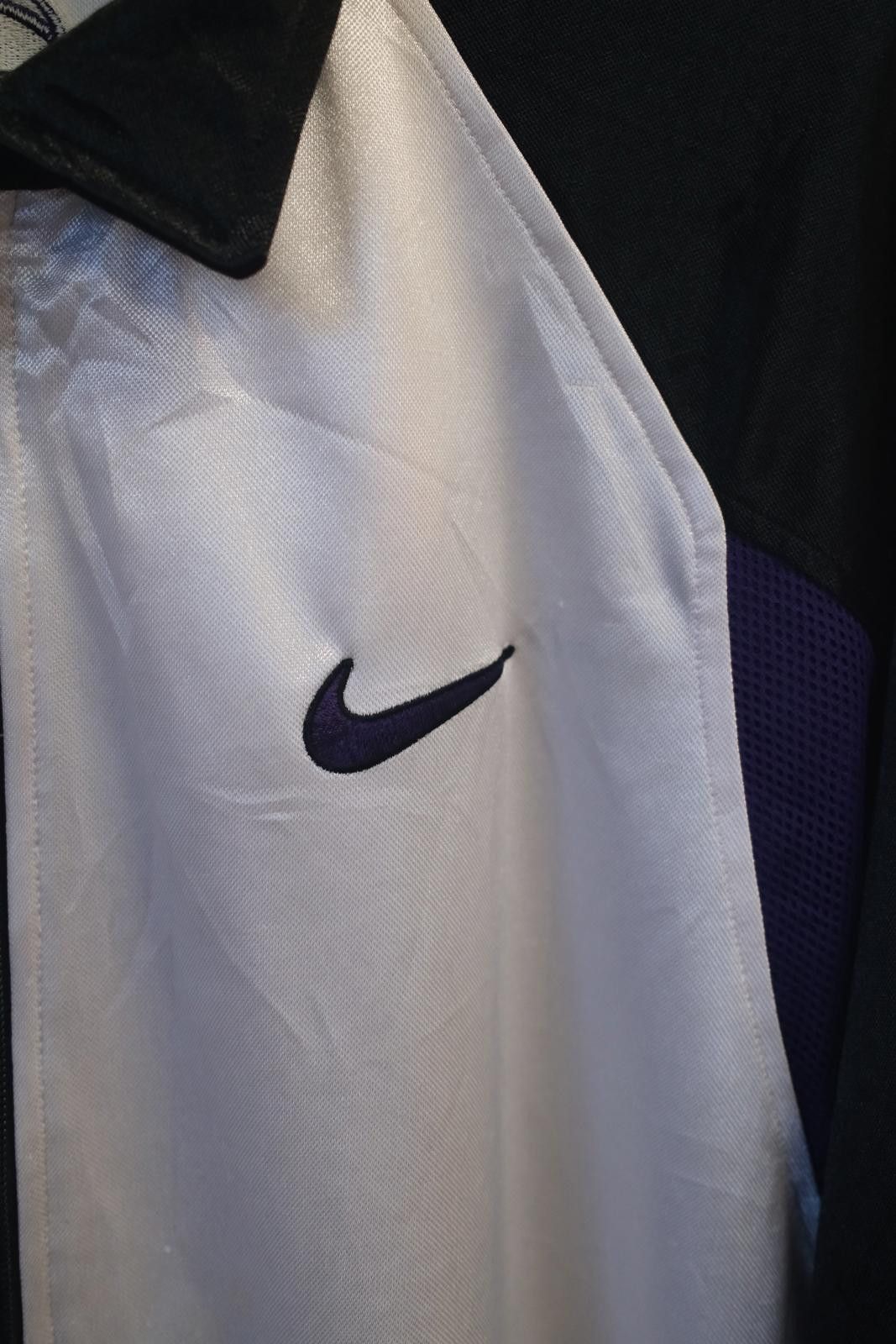 Theory 90's Nike Warm Up Basketball Zip Up Jersey Size M / US 6-8 / IT 42-44 - 3 Thumbnail