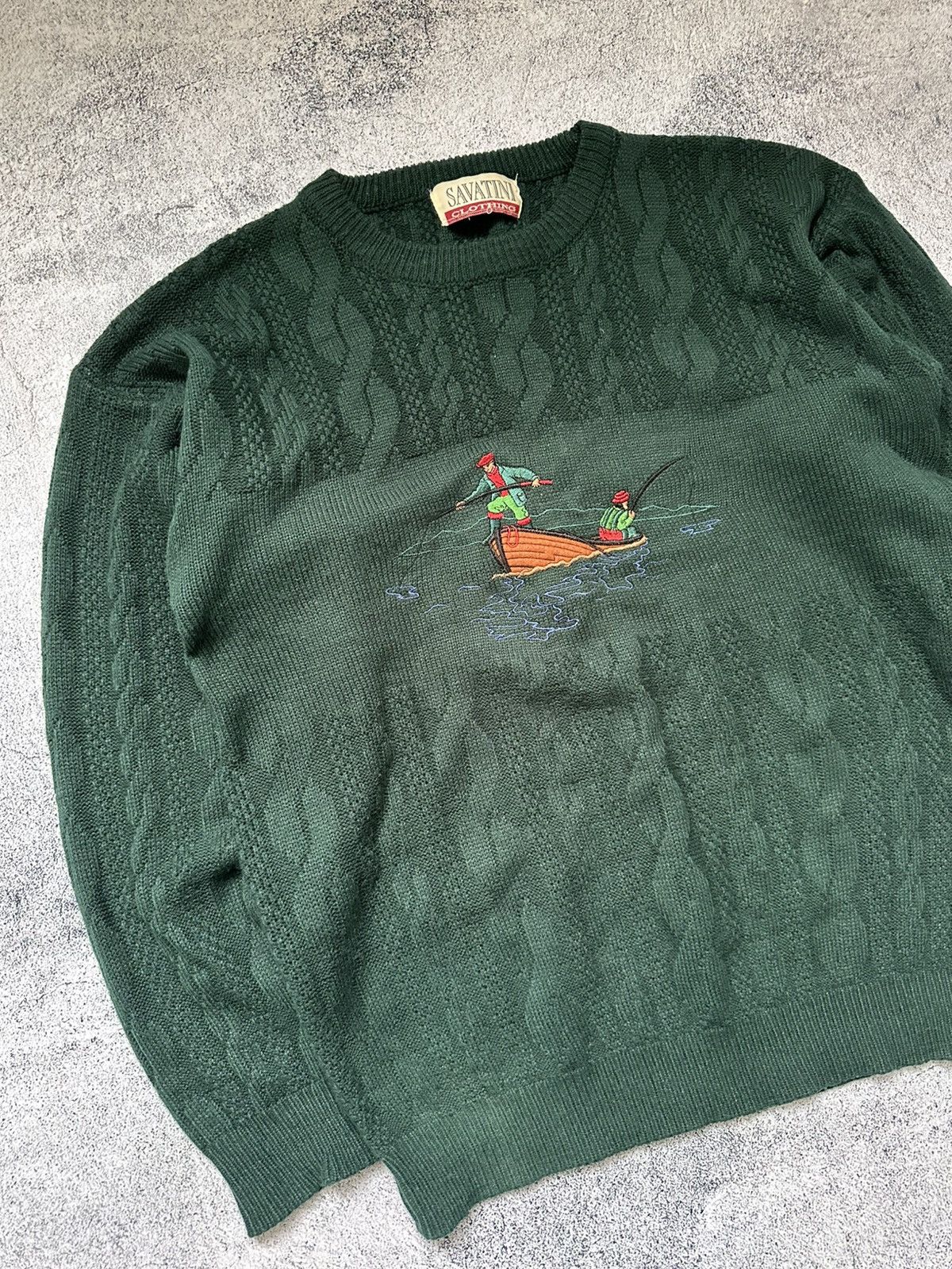 Vintage Vintage Polo Ralph Style Sweater River Boat Logo Centre Size US M / EU 48-50 / 2 - 4 Thumbnail