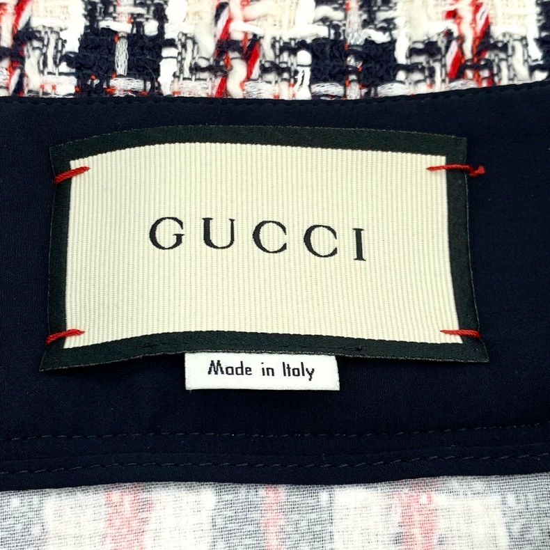 Gucci GucciColor plaid double G cotton A-shaped short skirt 2503- Size 25" / US 0 / IT 36 - 6 Thumbnail