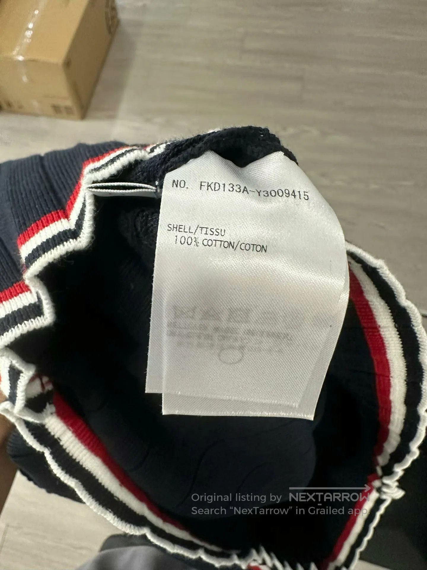 thom browne striped polo dress size 38.