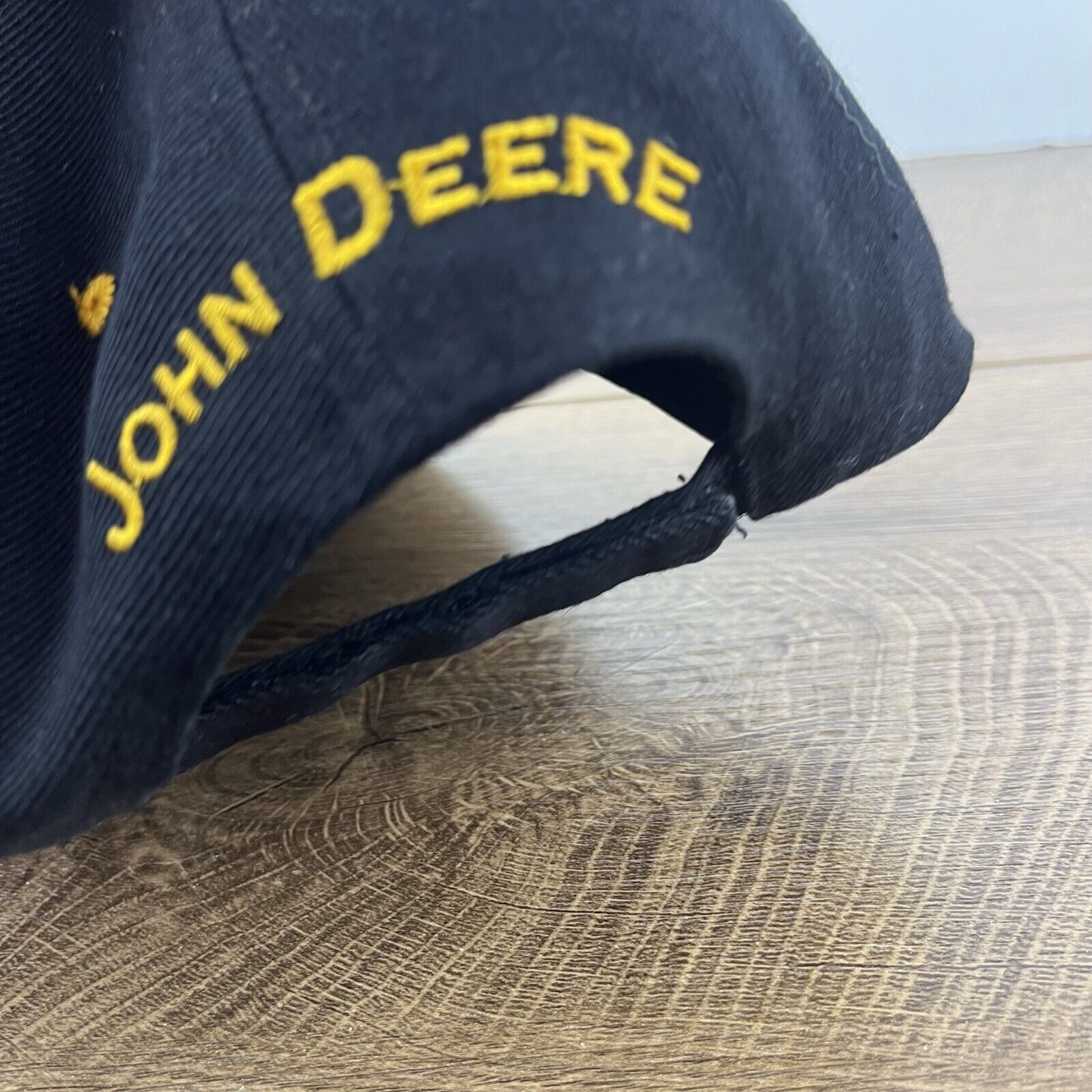 John Deere John Deere Black Hat JD John Deere Black Cap Hat Adjustable Size ONE SIZE - 9 Thumbnail