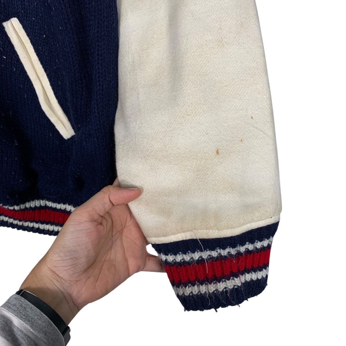 Japanese Brand Union Lubricant 76 Varsity Jacket Size US M / EU 48-50 / 2 - 13 Thumbnail
