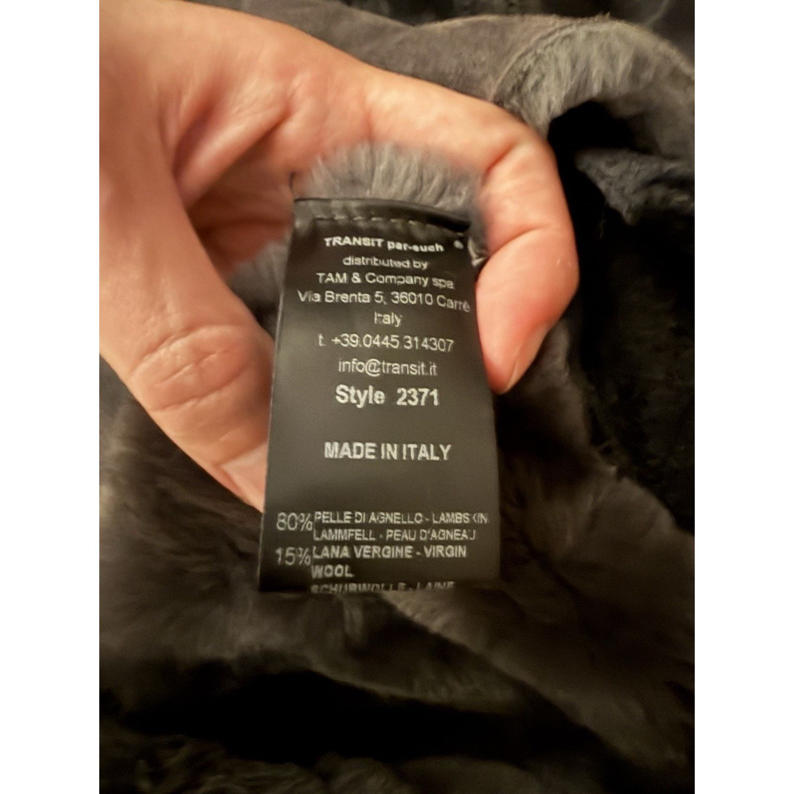 Transit Transit Teddy Coat Lambskin Shearling Wool Funnel Zipper 2 Size XS / US 0-2 / IT 36-38 - 5 Thumbnail