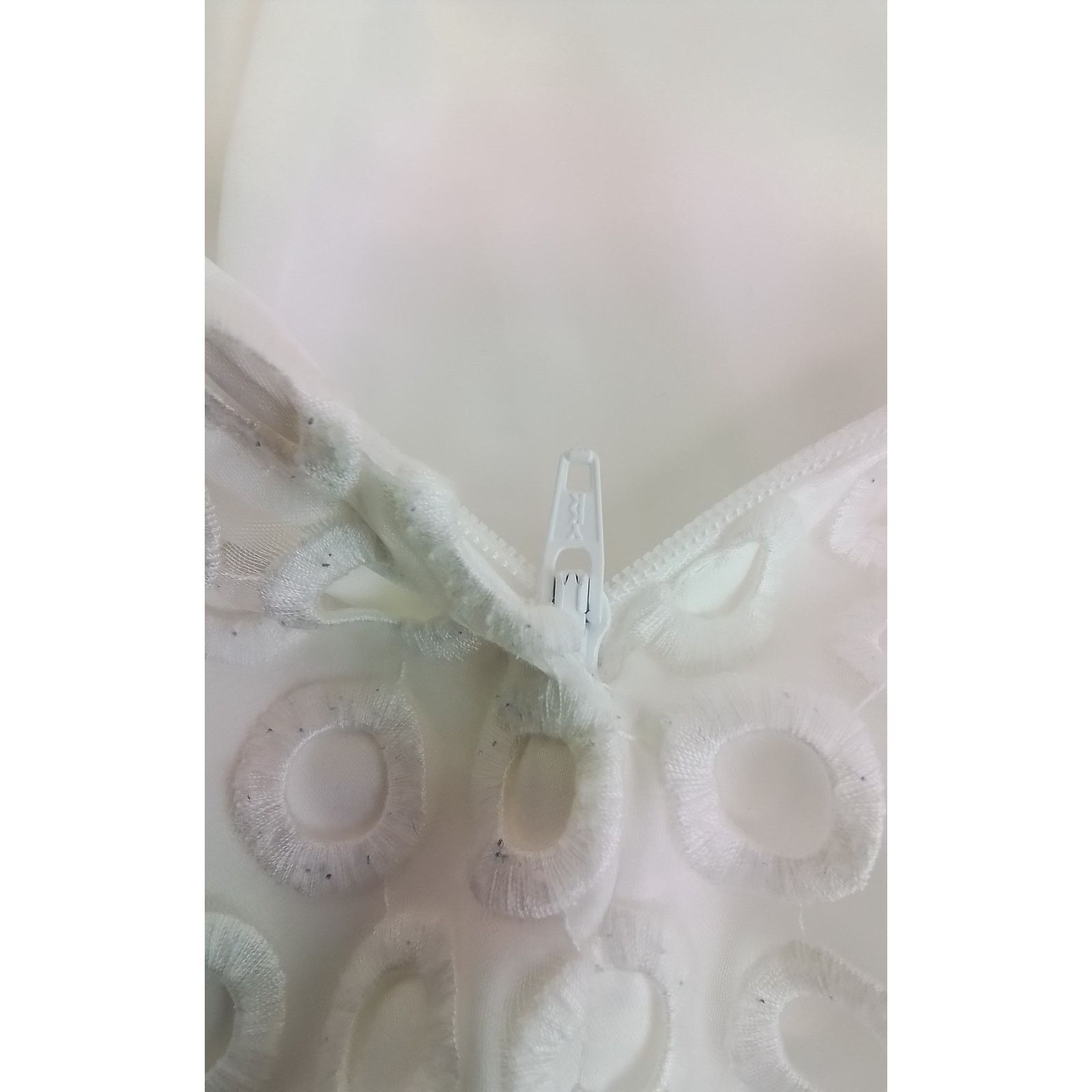 Lilly Pulitzer Lilly Pulitzer Mini Dress Women's 6 White Eyelet Sleeveless Size M / US 6-8 / IT 42-44 - 7 Thumbnail