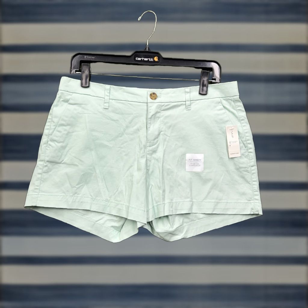 Gap VINTAGE Gap Shorts Womens 6 Mint Green City Chino 30x3.5 Mid Rise Preppy Beach NWT Size 28" / US 6 / IT 42 - 1 Thumbnail