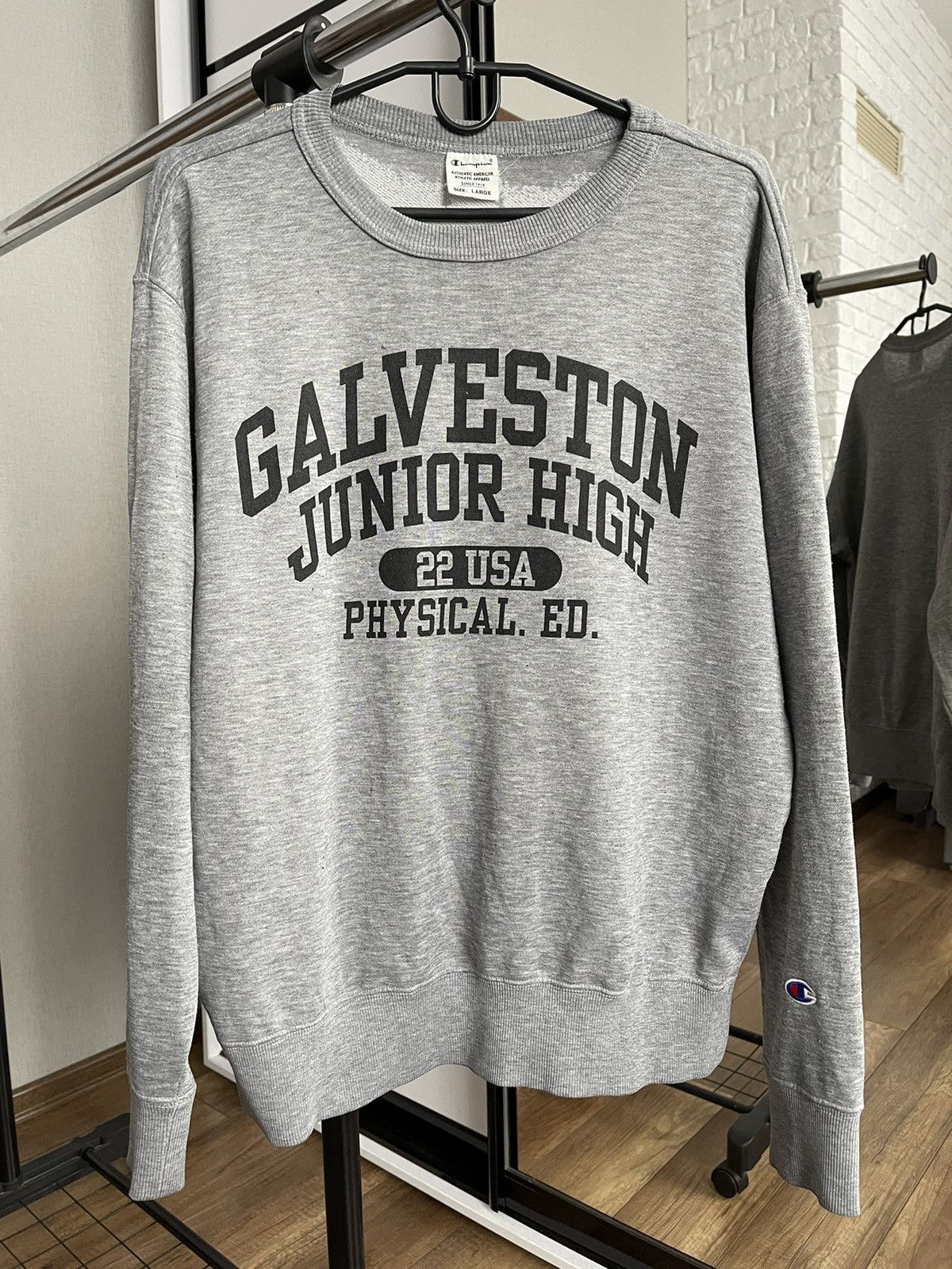 Champion Champion Galveston College Vintage Sweatshirt Crewneck 90s Size US L / EU 52-54 / 3 - 1 Thumbnail