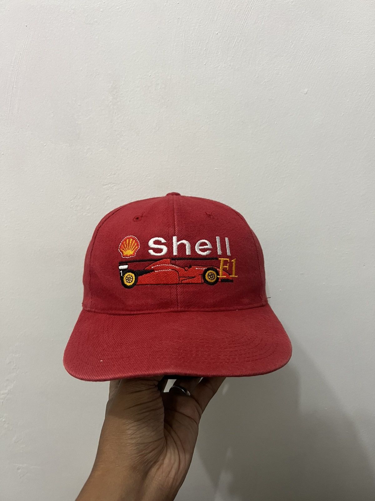 Vintage Vintage Shell Formula 1 Hat Cap Size ONE SIZE - 1 Thumbnail