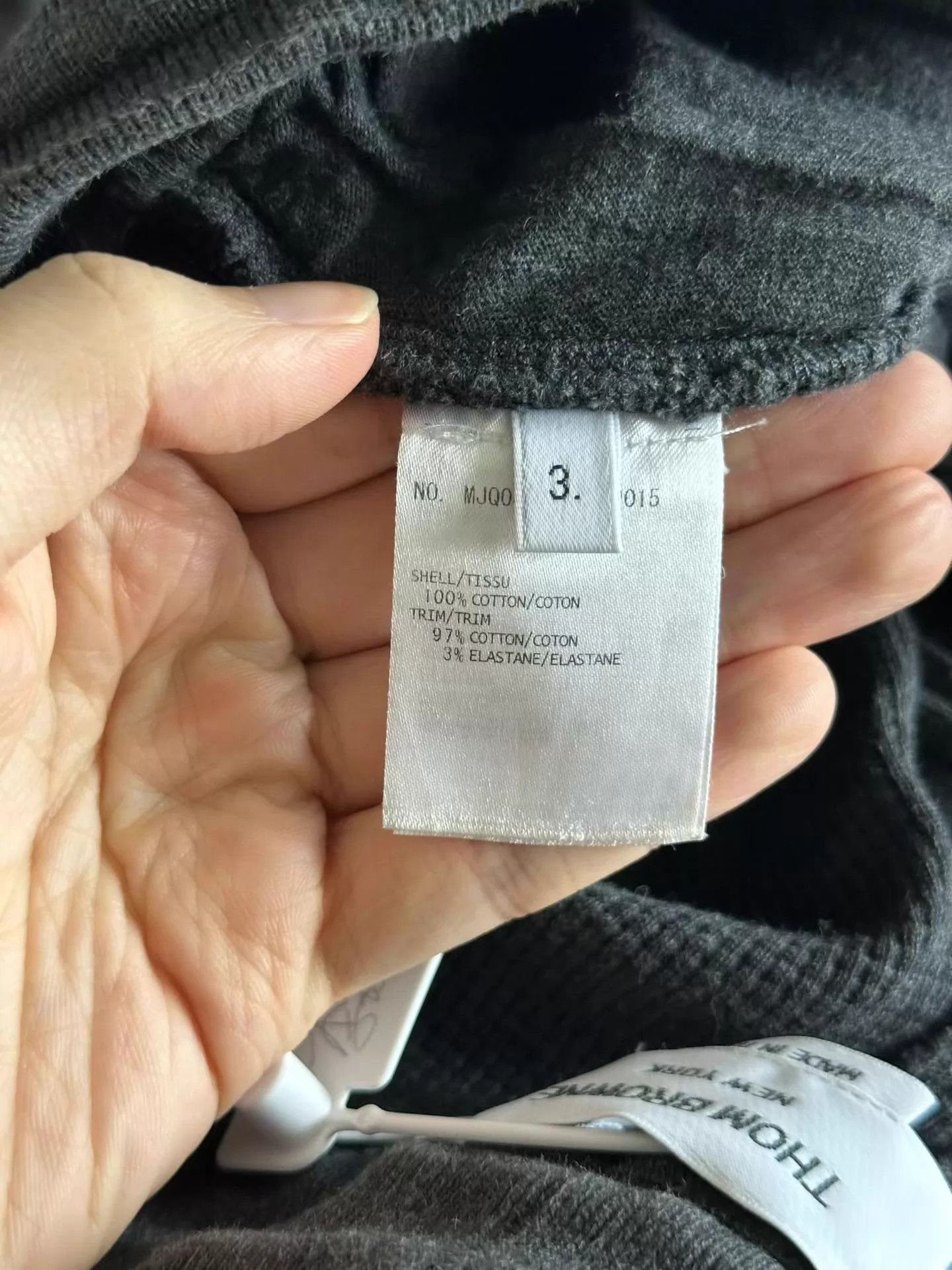 Thom Browne Thom Browne Dark Gray Waffle Sweatpants Size 3 Size US 32 / EU 48 - 4 Thumbnail