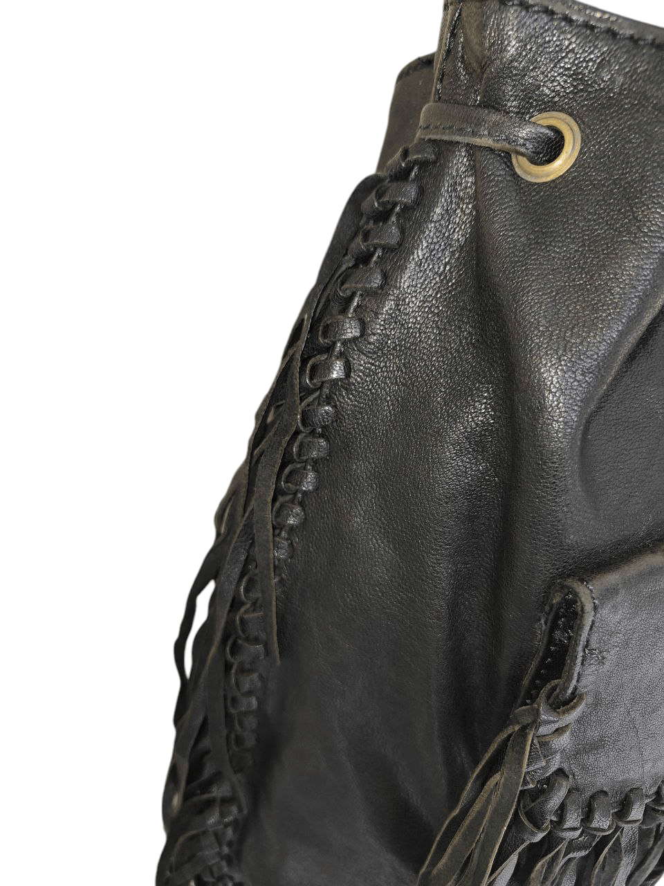 Japanese Brand Leather Bucket Sling Bag Size ONE SIZE - 5 Thumbnail