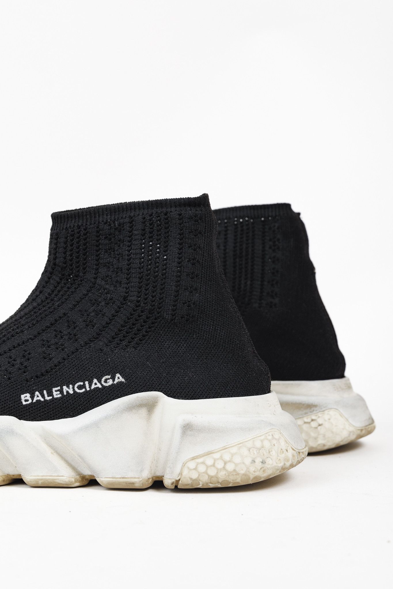 Balenciaga Balenciaga Speed Black Knit Sock Sneakers Size US 8.5 / IT 38.5 - 8 Thumbnail