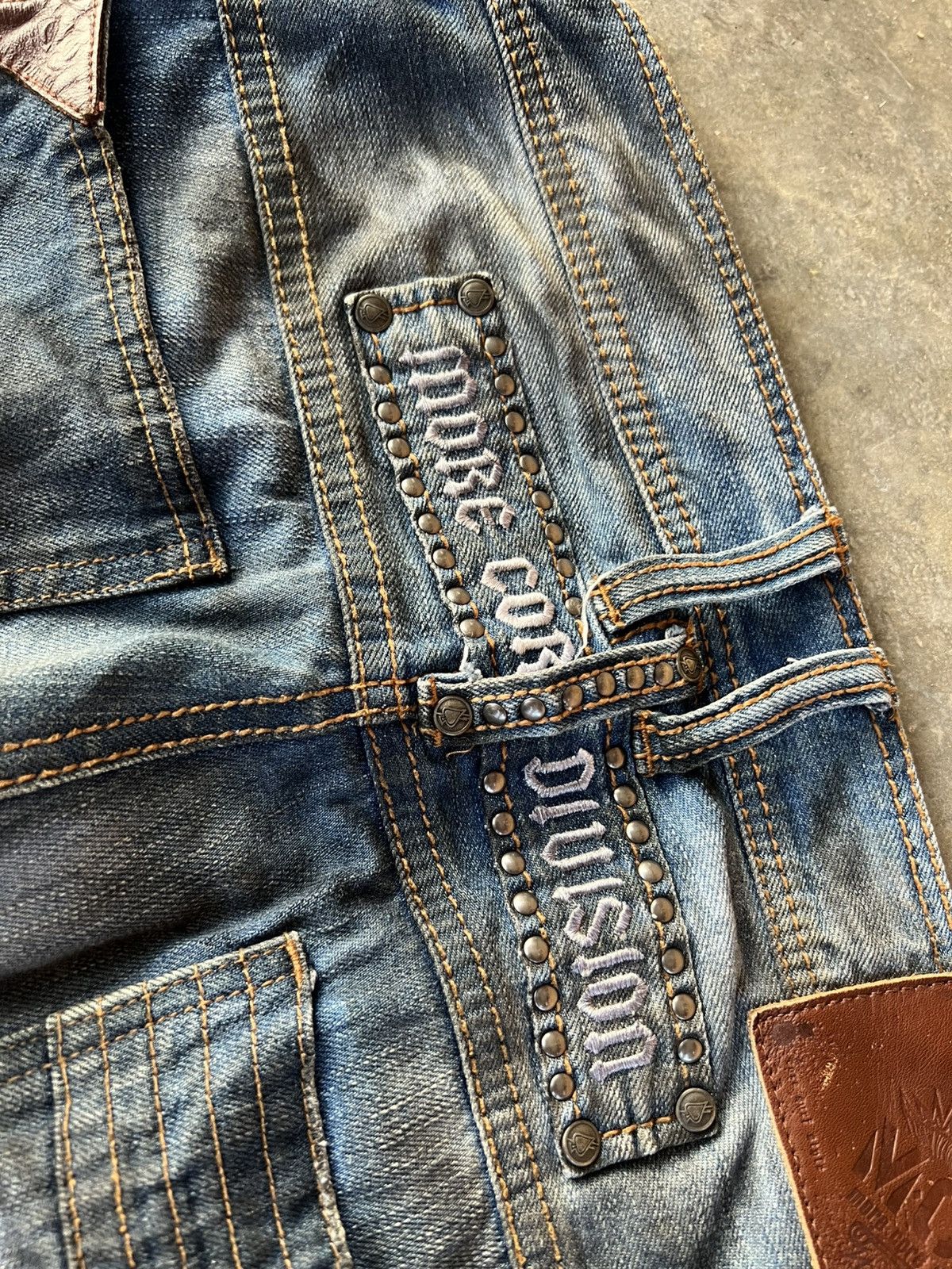 If Six Was Nine × Japanese Brand 💥Rare💥Vintage M.C.D Embroidery Punk Jeans Size US 30 / EU 46 - 16 Thumbnail