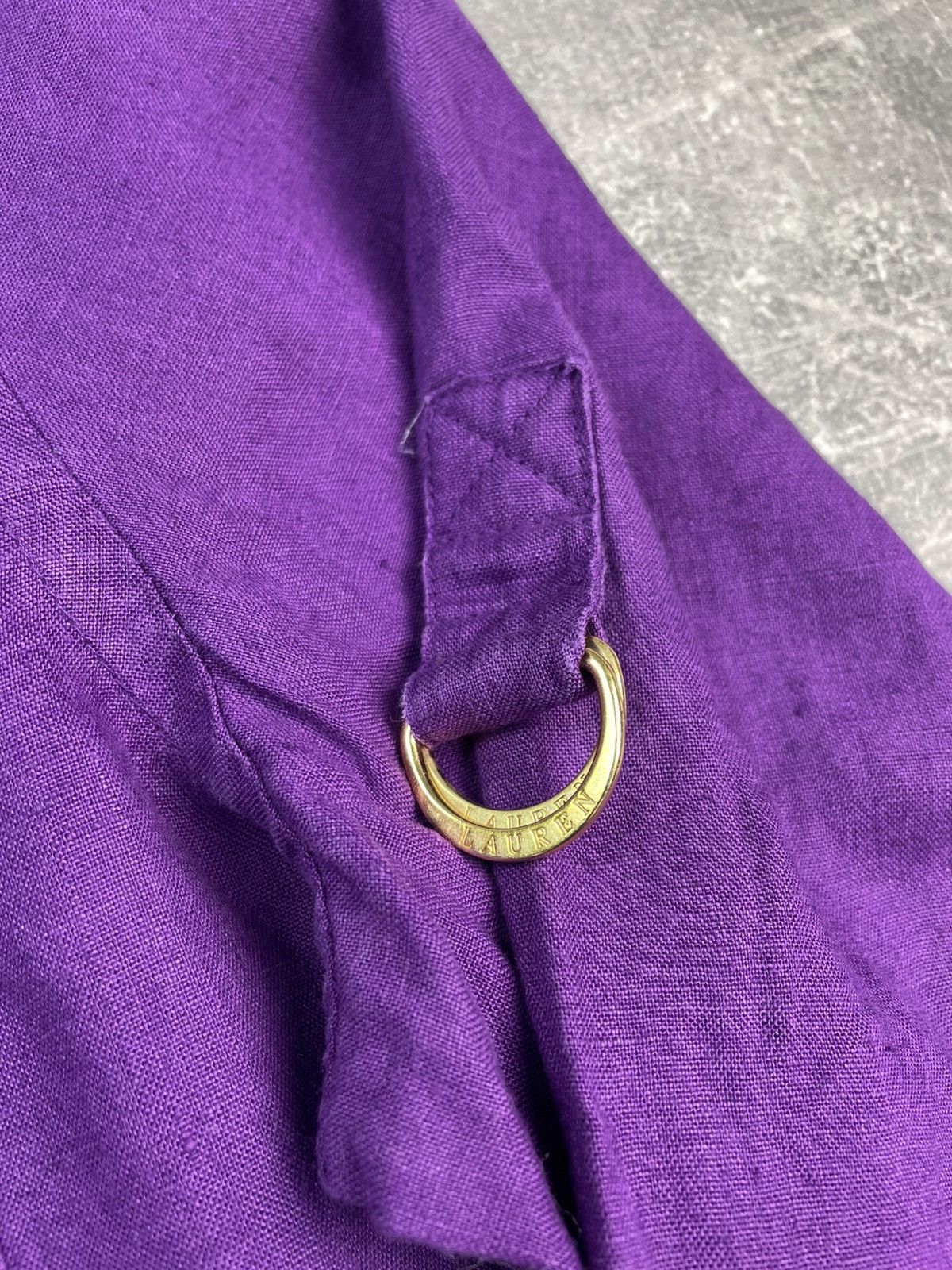 Polo Ralph Lauren × Ralph Lauren × Vintage Polo Ralph Lauren Purple Shirt Vintage Size XL / US 12-14 / IT 48-50 - 3 Thumbnail