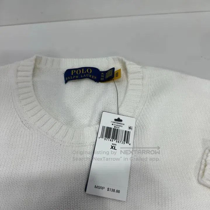 Polo Ralph Lauren Polo Ralph Lauren Solid Pony Embroidered Crewneck Sweater. Size US XL / EU 56 / 4 - 4 Thumbnail