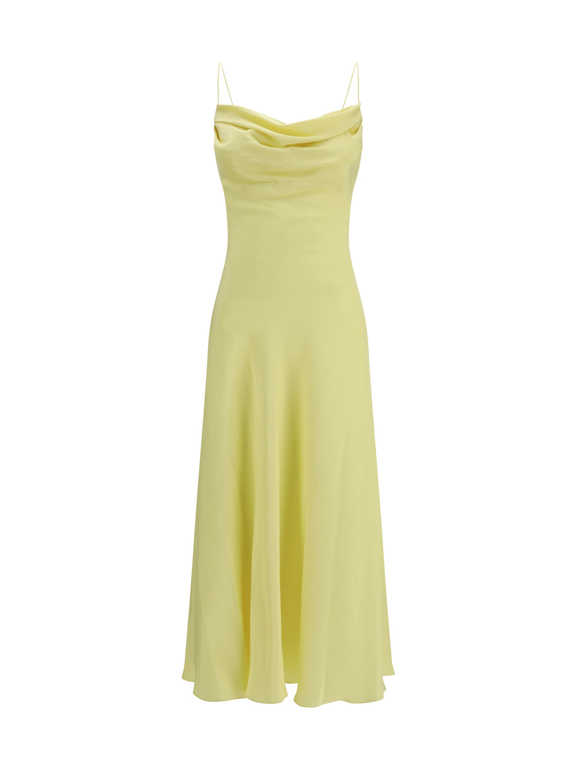 Balmain Long silk satin Dress with straps Size M / US 6-8 / IT 42-44 - 1 Thumbnail