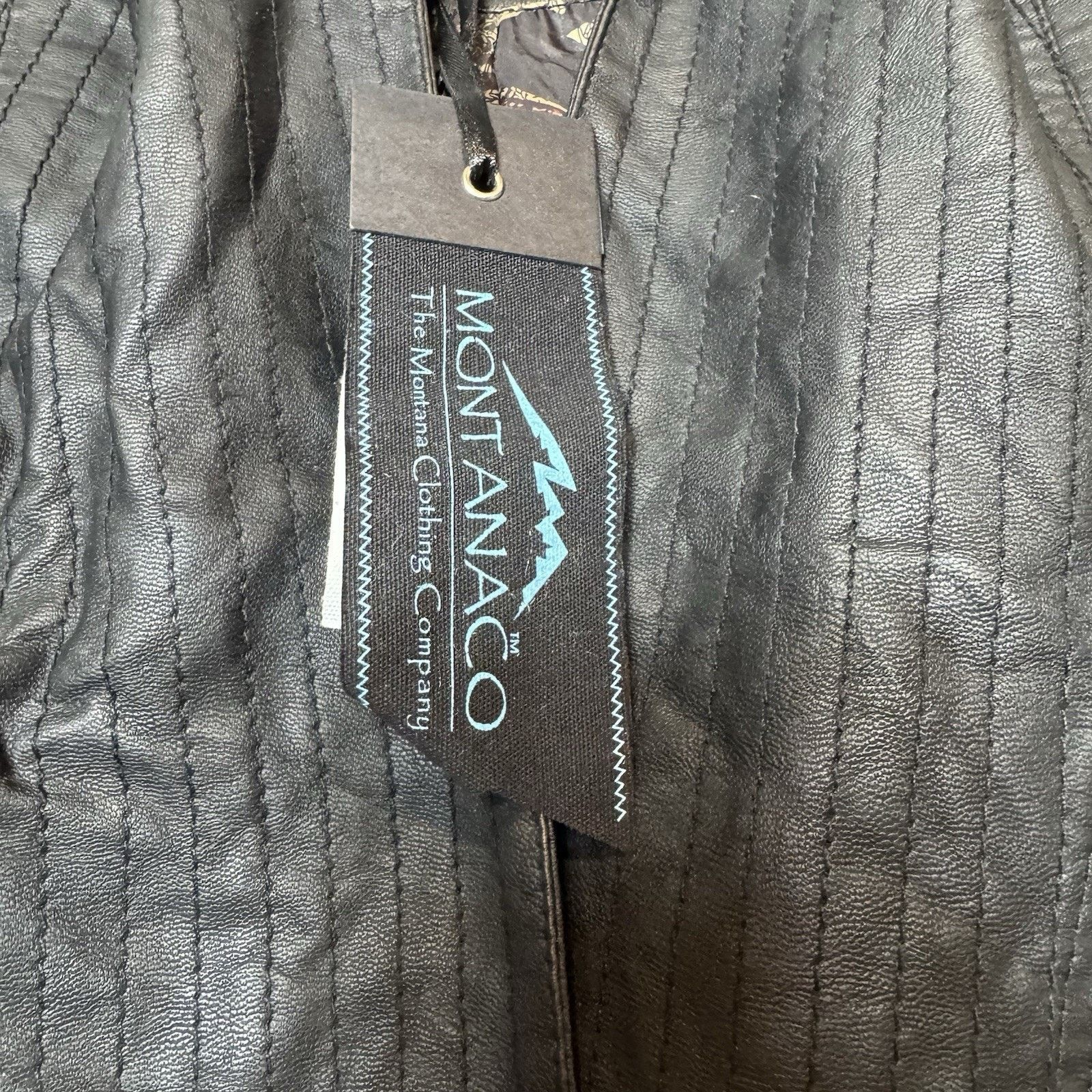 Other MontanaCo Faux Black Leather Hooded Jacket Buckle Women’s M Size M / US 6-8 / IT 42-44 - 2 Thumbnail