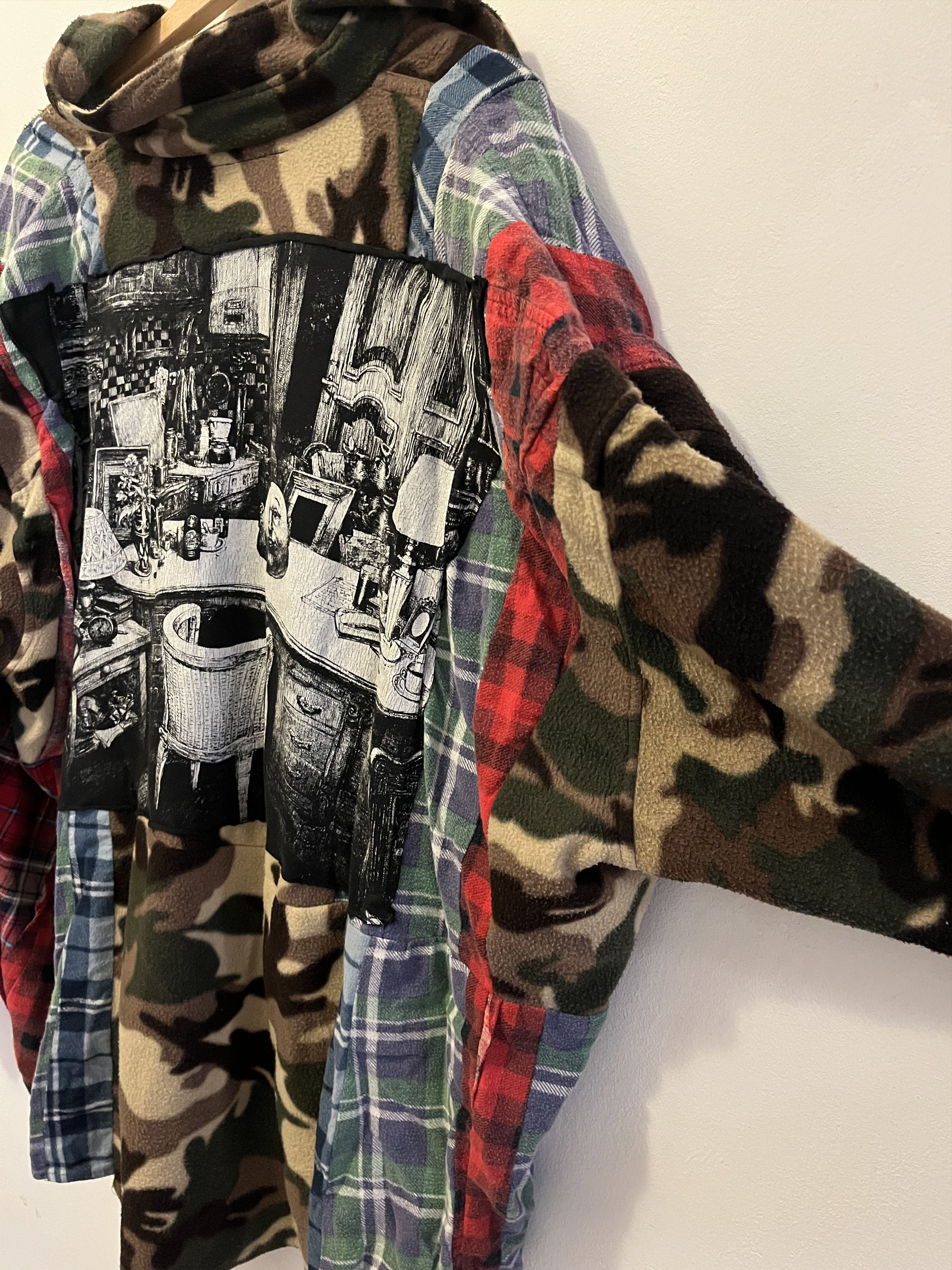Other All Angels Are Aliens Camo Outdoor Shirt Size US XXL / EU 58 / 5 - 4 Thumbnail