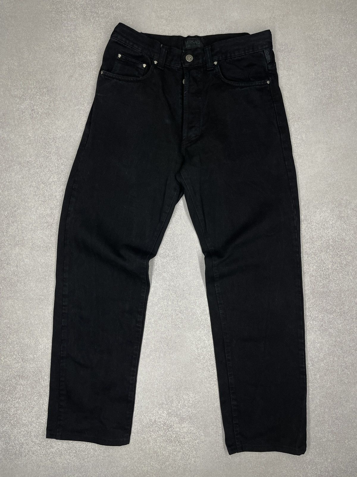 Versace Jeans Couture Vintage Versace Jeans Couture Denim Black Made in Italy m Size US 32 / EU 48 - 6 Thumbnail