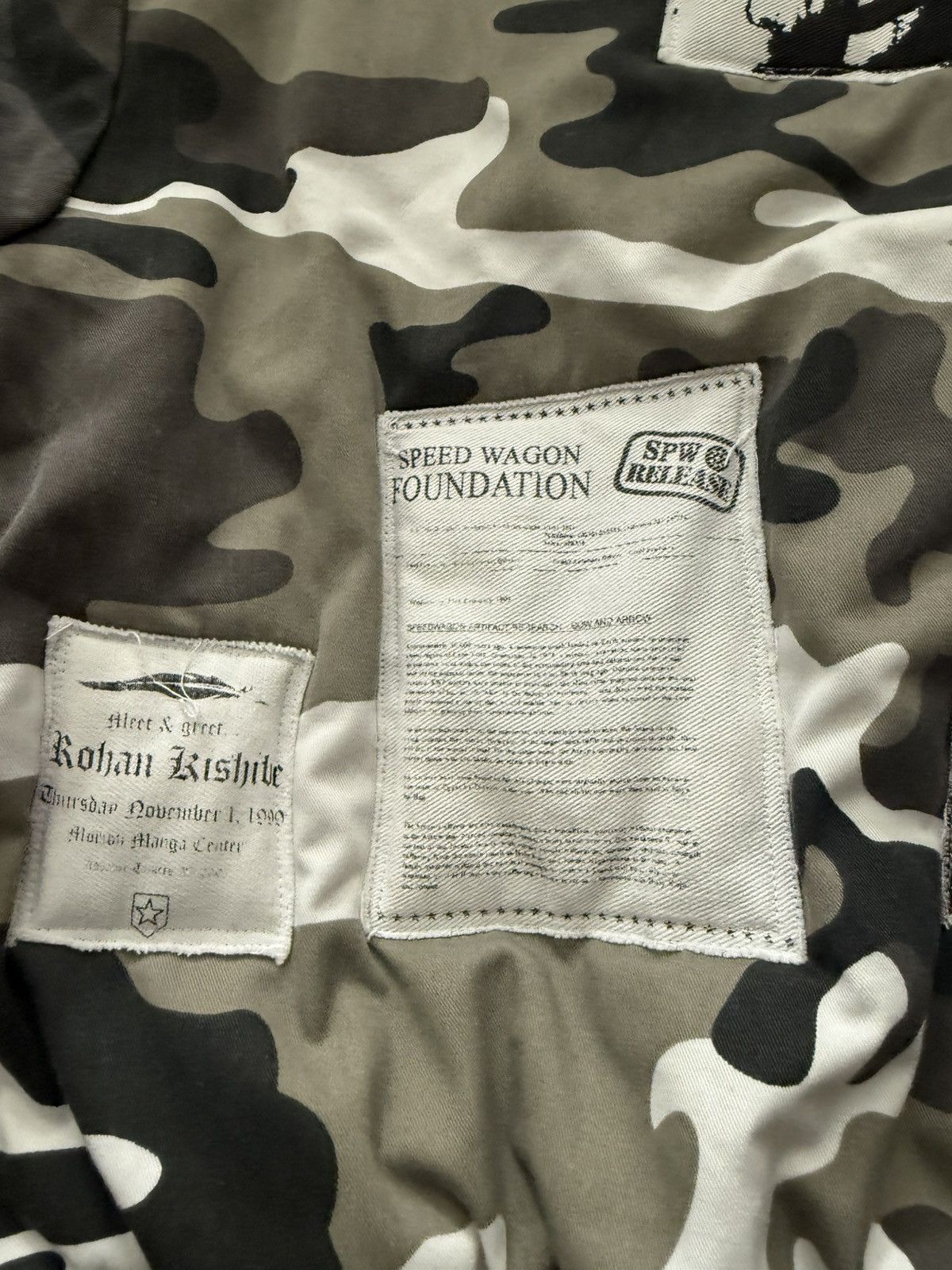 Rough Simmons Rough Simmons OG AW/19 Ora! Ora! Ora! JoJo Patch Bomber Size US L / EU 52-54 / 3 - 9 Thumbnail