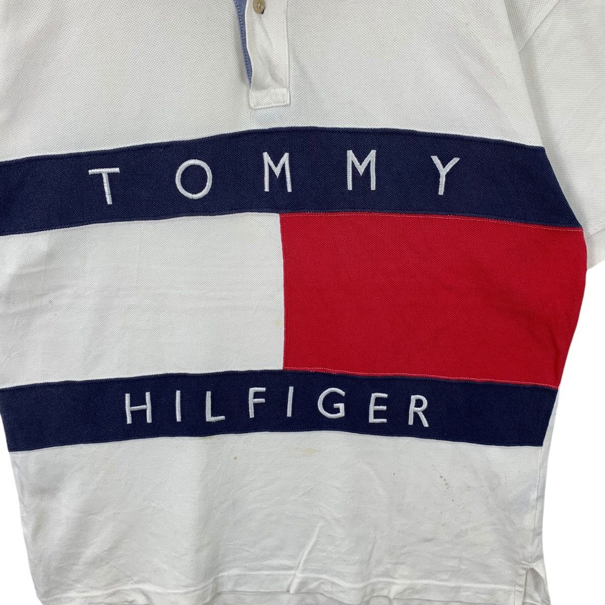 Tommy Hilfiger Vintage 90’ TOMMY HILFIGER HIP HOP Cross Flag Rap Tee Size US M / EU 48-50 / 2 - 4 Thumbnail