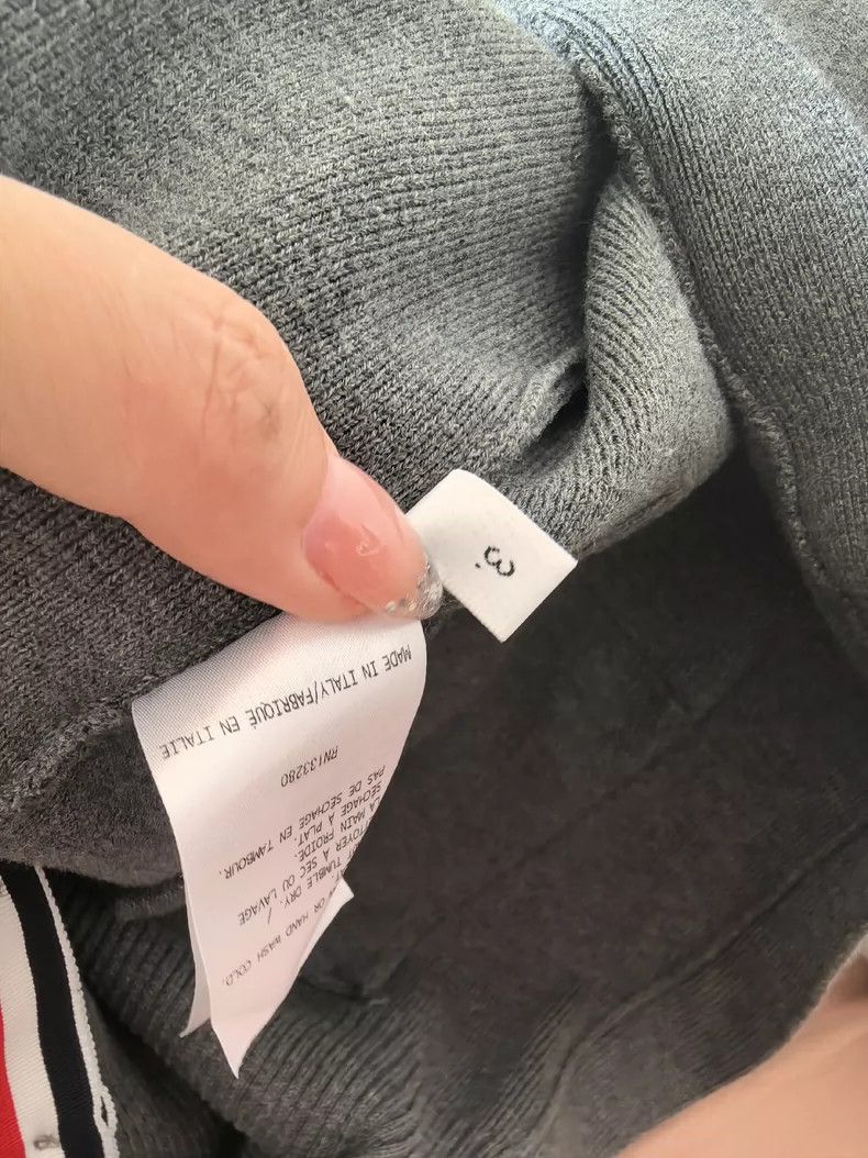 Thom Browne Thom Browne Gray four-in-the-crotch sweater Size US S / EU 44-46 / 1 - 5 Thumbnail