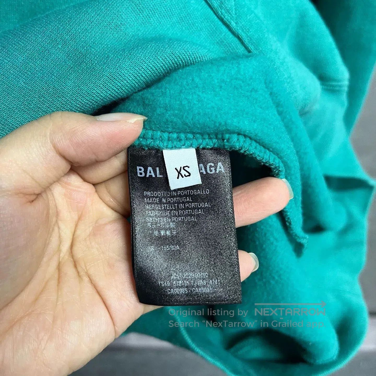 Balenciaga Balenciaga Blue Logo Hoodie XS. Size US XS / EU 42 / 0 - 4 Thumbnail