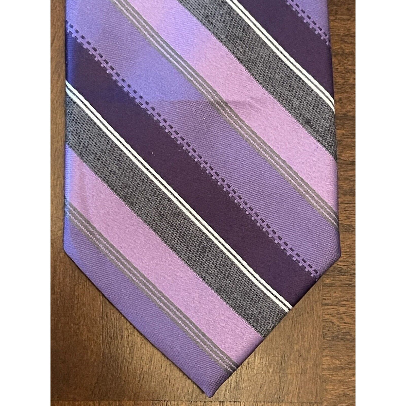 J Ferrar J. Ferrar Purple Gray 94% Polyester 6% Cotton Made In China Size ONE SIZE - 1 Thumbnail