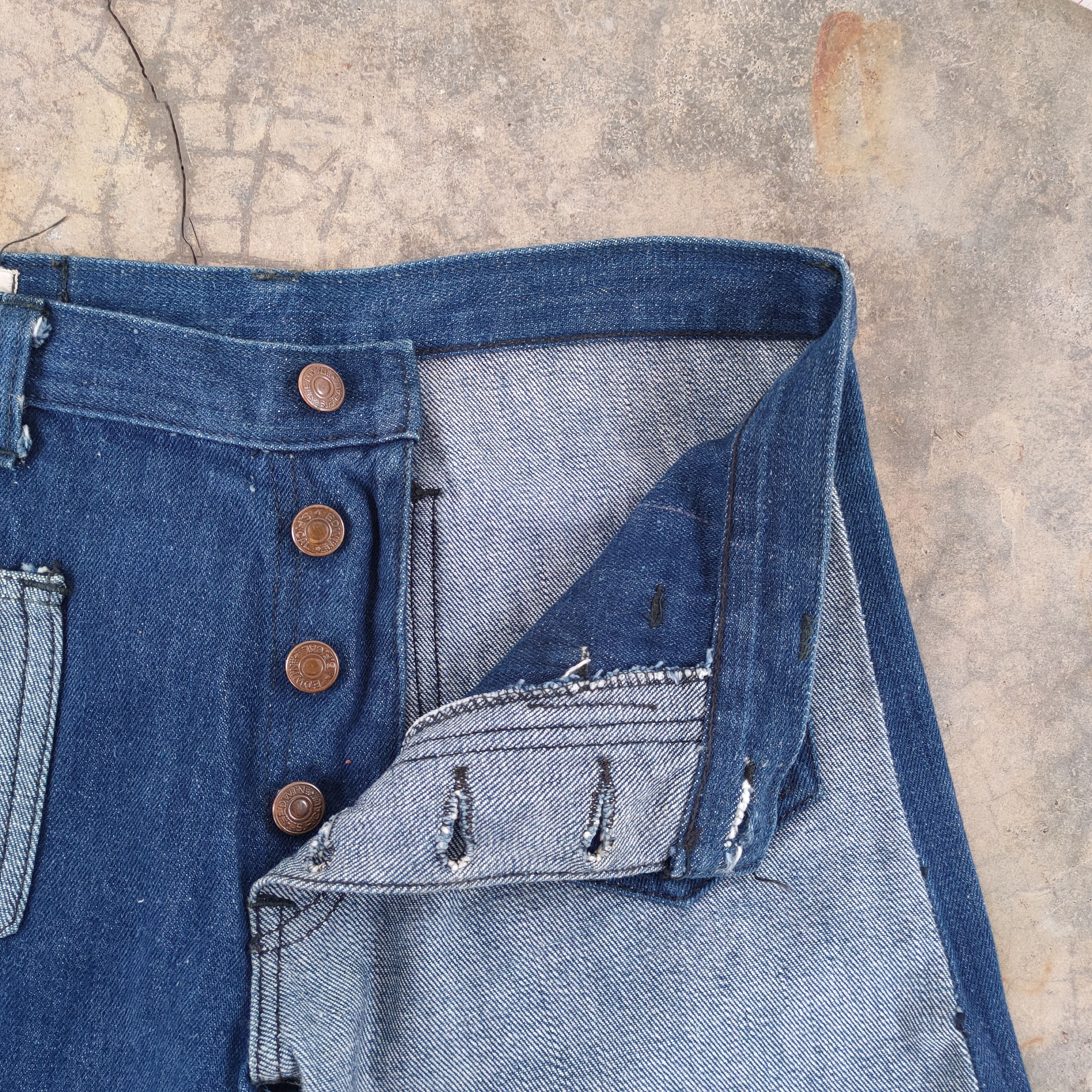 Edwin FLARE! W29 VINTAGE EDWIN FADED FLARE JEAN DENIM PANTS Size US 29 - 6 Thumbnail
