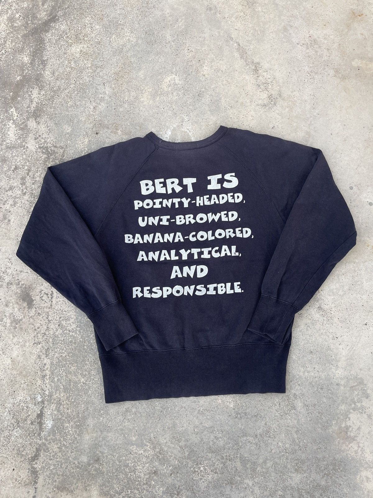 Cartoon Network × Vintage Vintage Sesame Street Bert Sweatshirt Size US M / EU 48-50 / 2 - 3 Thumbnail