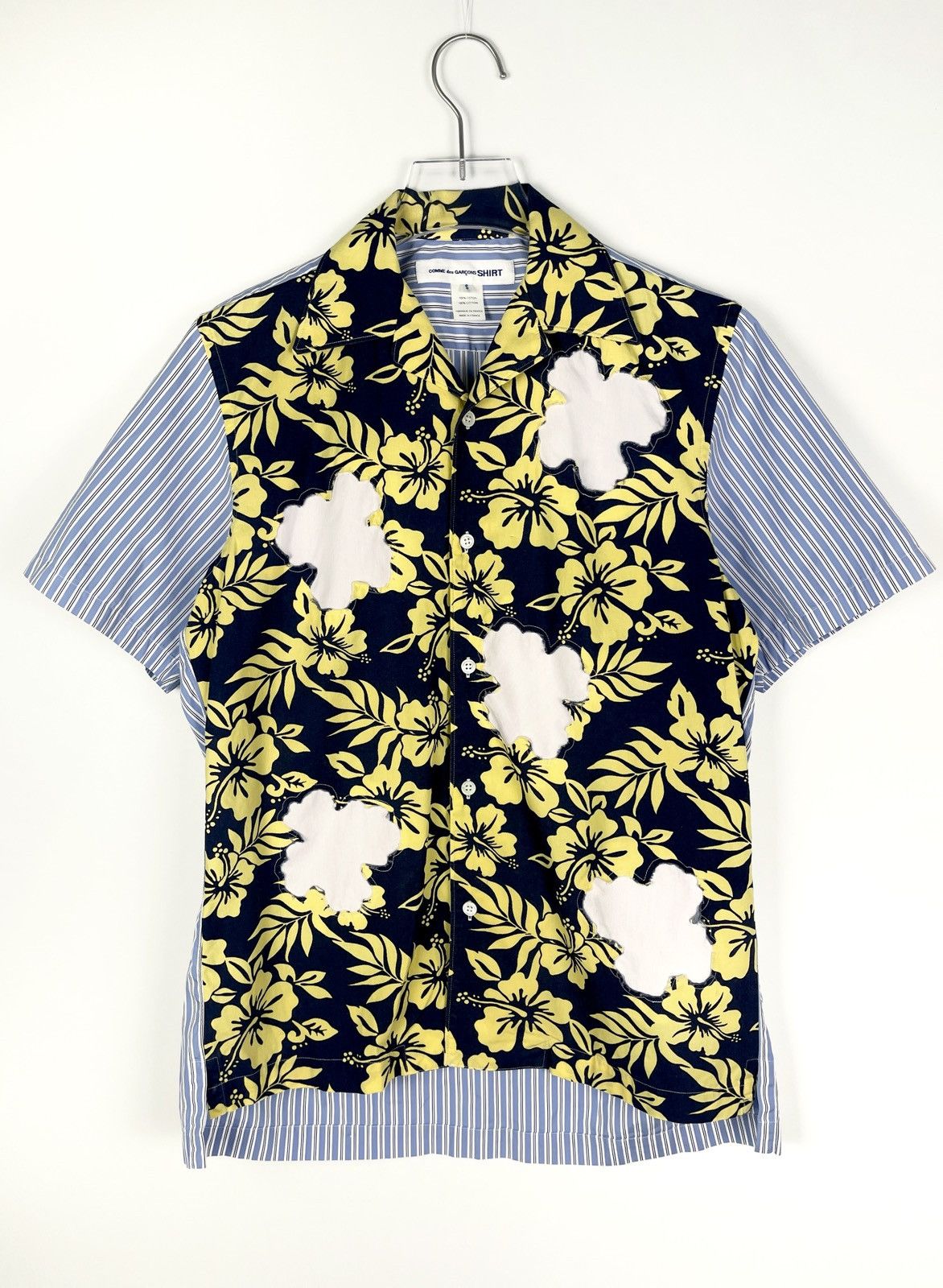 Comme des Garcons × Comme des Garcons SHIRT COMME des GARCONS SHIRT S/S16 Hibiscus Pattern Shirt Size US S / EU 44-46 / 1 - 1 Thumbnail