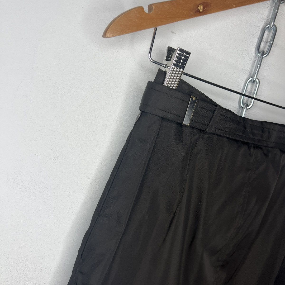 Prada PRADA FW 1994 Nylon Nylon A-Line Mini Skirt Size 26" / US 2 / IT 38 - 7 Thumbnail
