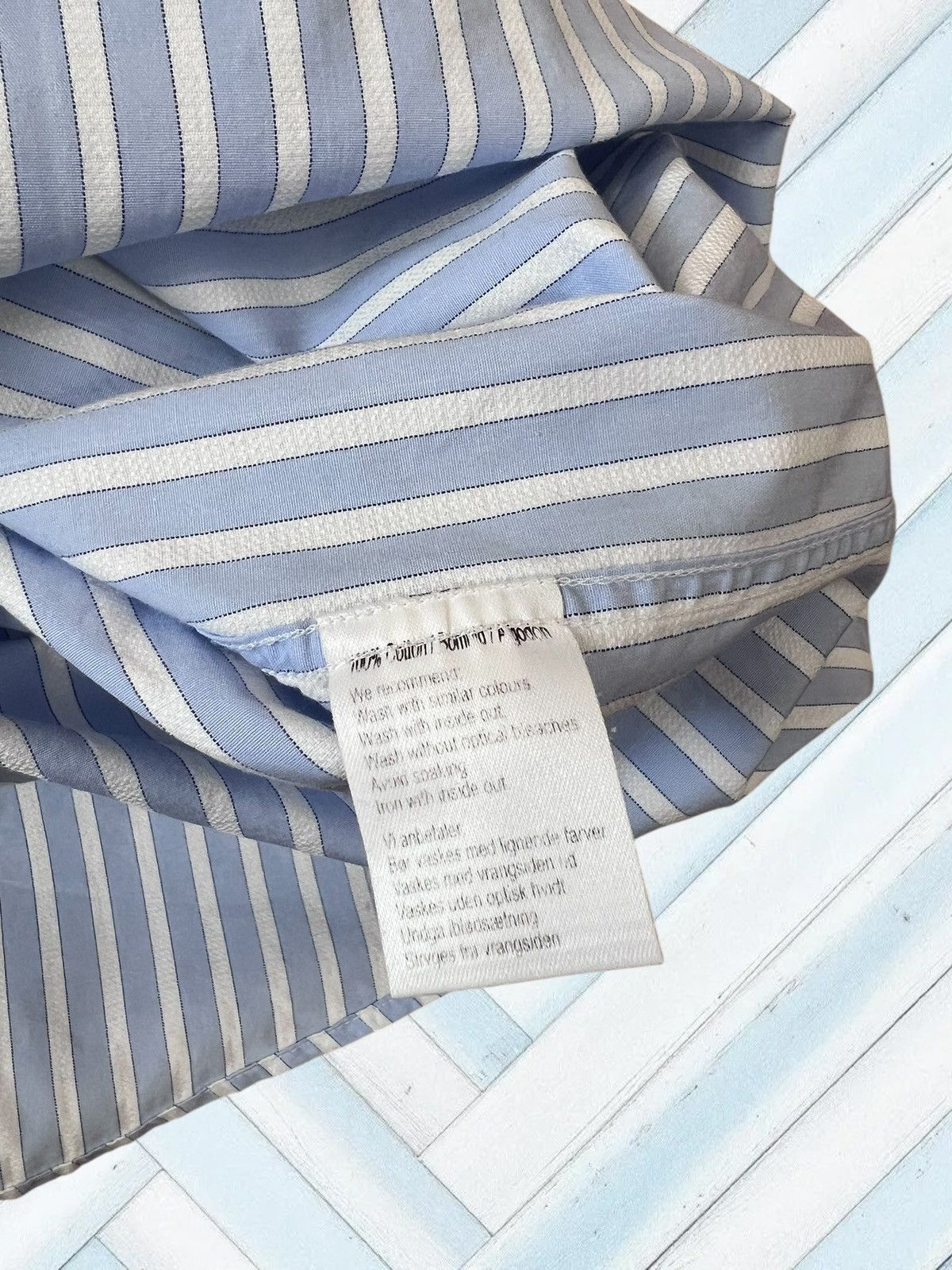 SAND Sand Copenhagen striped shirt size XL / 44 Size US XL / EU 56 / 4 - 7 Thumbnail