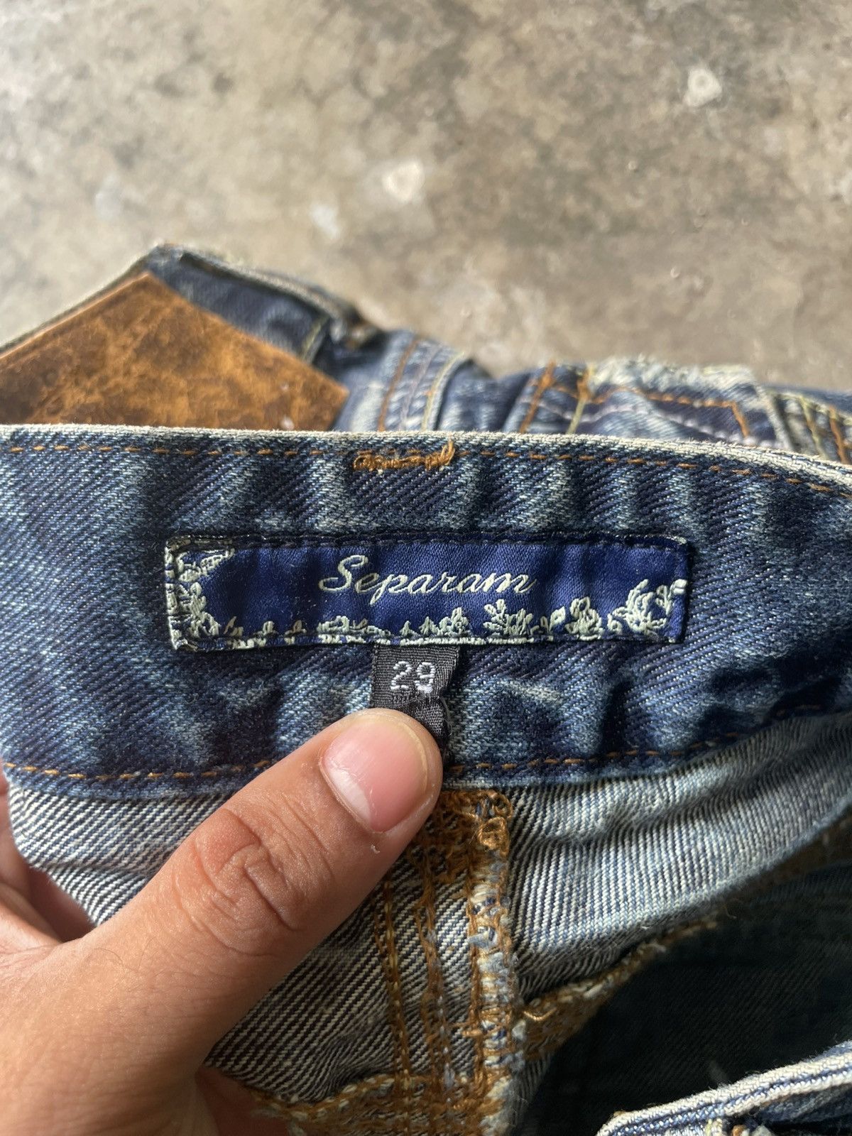 If Six Was Nine × Vintage Vintage denim sepatam Size 34" / US 12 / IT 48 - 13 Thumbnail