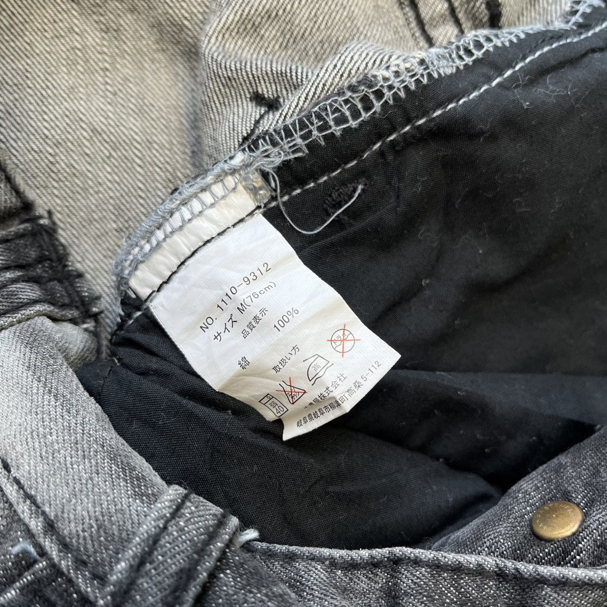 Hysteric Glamour Japanese Vintage SPINASH Skull Poem Punk Jeans Faded Denim Size US 31 - 7 Thumbnail