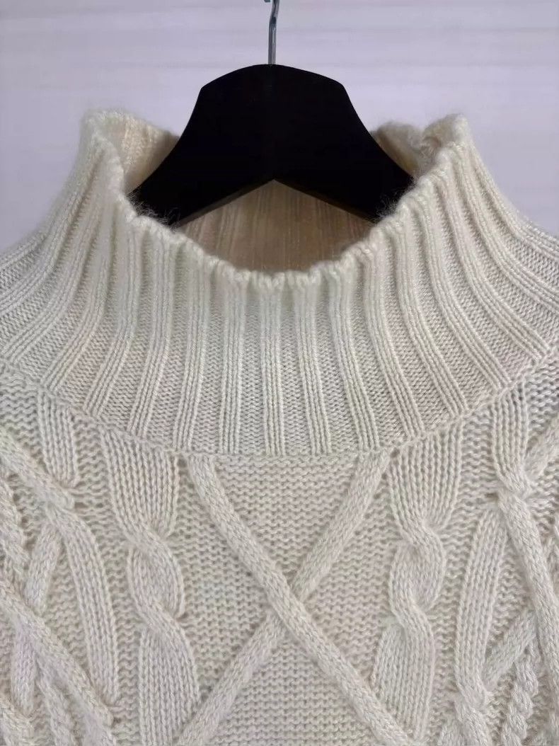 Dior Beige CD Monogram Cashmere Sweater-2505 Size US S / EU 44-46 / 1 - 4 Thumbnail
