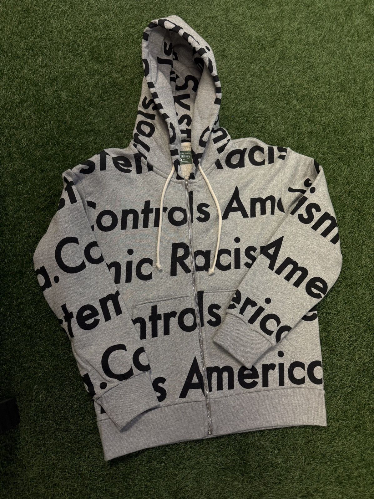 DENIM TEARS Denim Tears Systematic Racism Controls America Hoodie Small Size US S / EU 44-46 / 1 - 3 Thumbnail